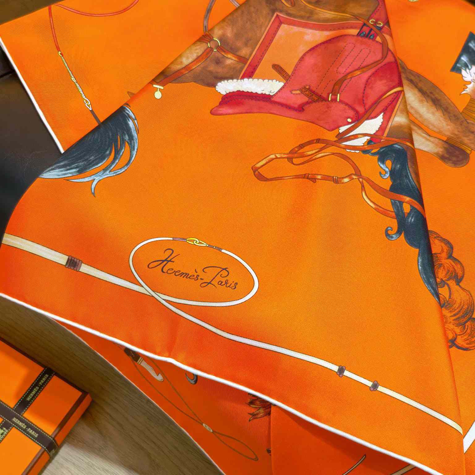 Hermes Grand Galop Scarf 90 - FashionPlug