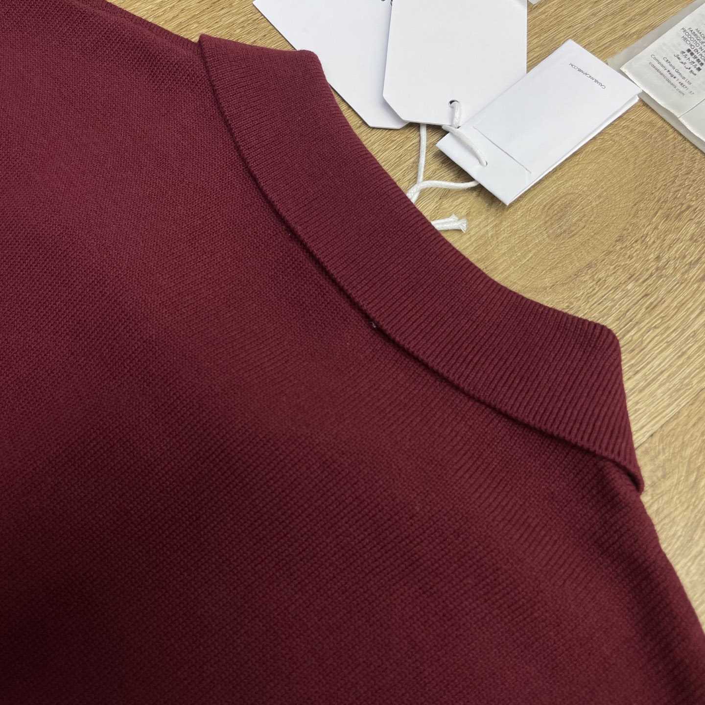 Casablanca  Stripe Merino Knit Polo D0204 - FashionPlug