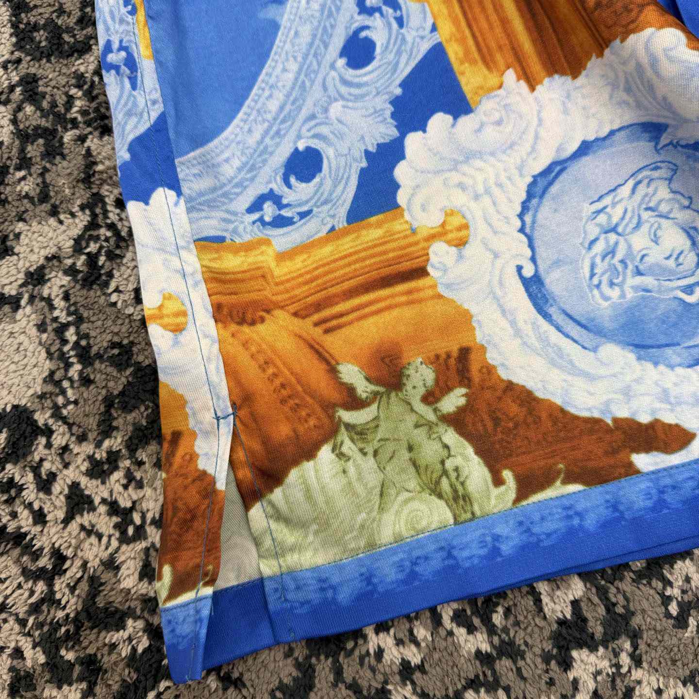 Versace  Printed Silk Twill Slim Shirt - FashionPlug