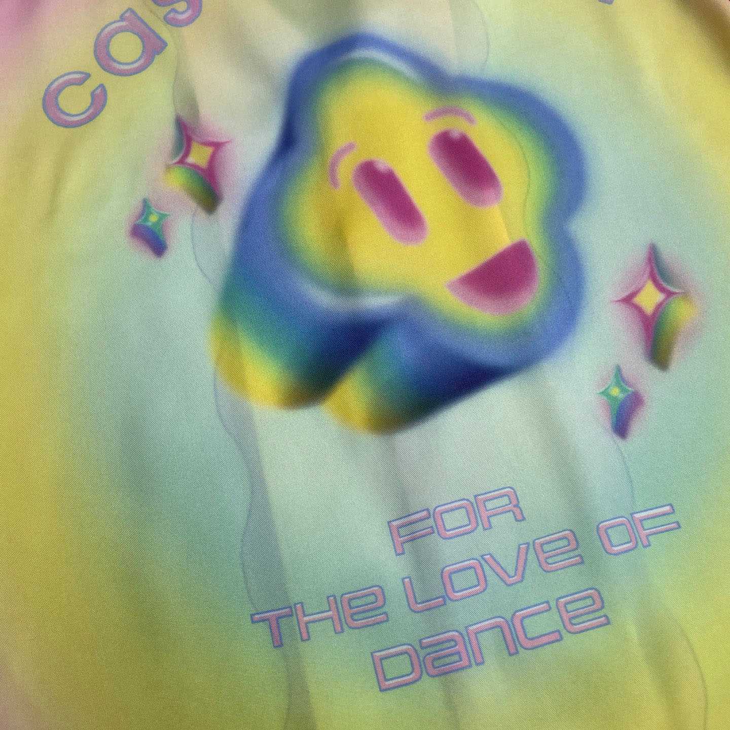 Casablanca Pink & Yellow 'For The Love Of Dance' Short Sleeve Shirt CA3575 - FashionPlug