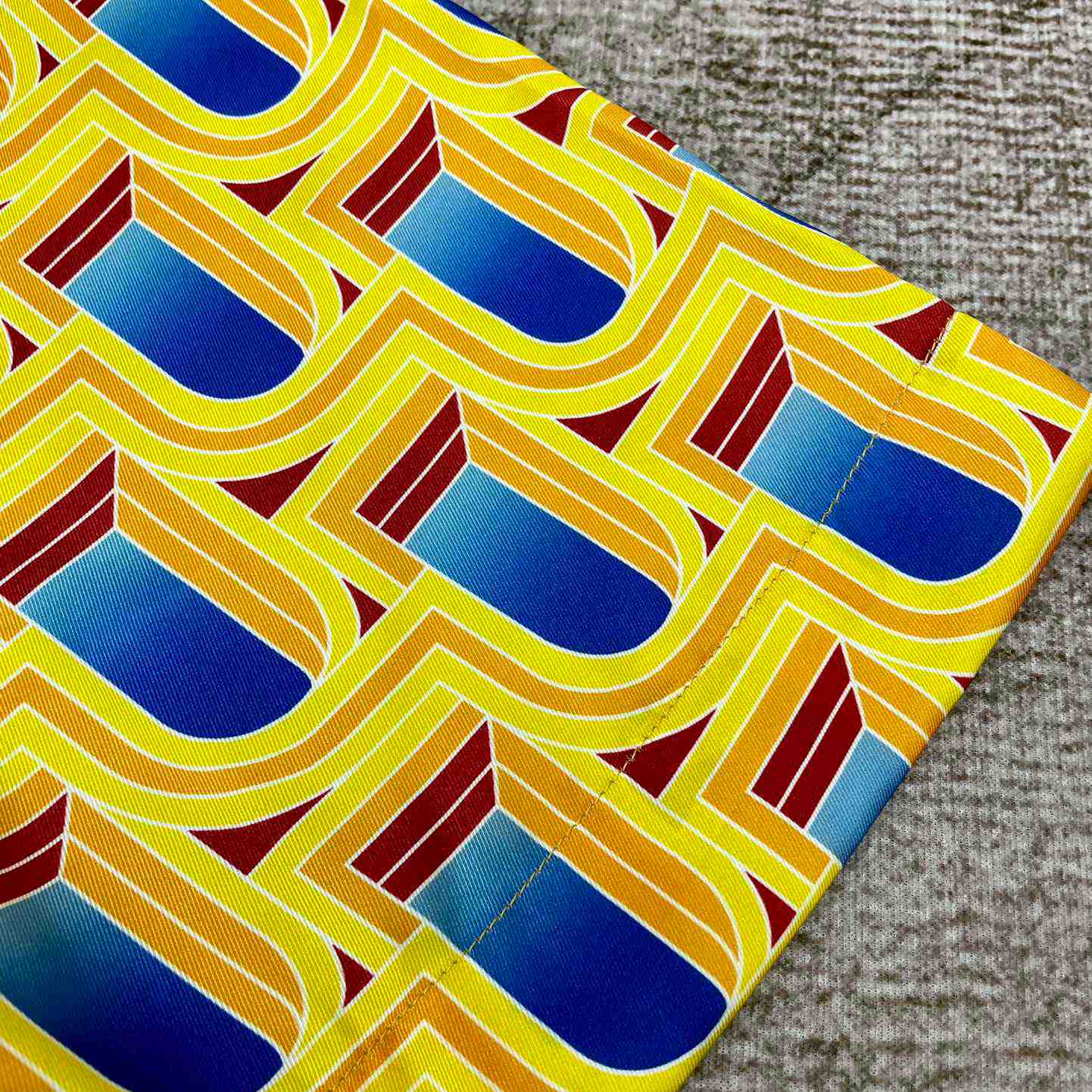 Casablanca L'Arche De Jour Cuban Collar Silk Shirt 'Multicolor' c557 - FashionPlug