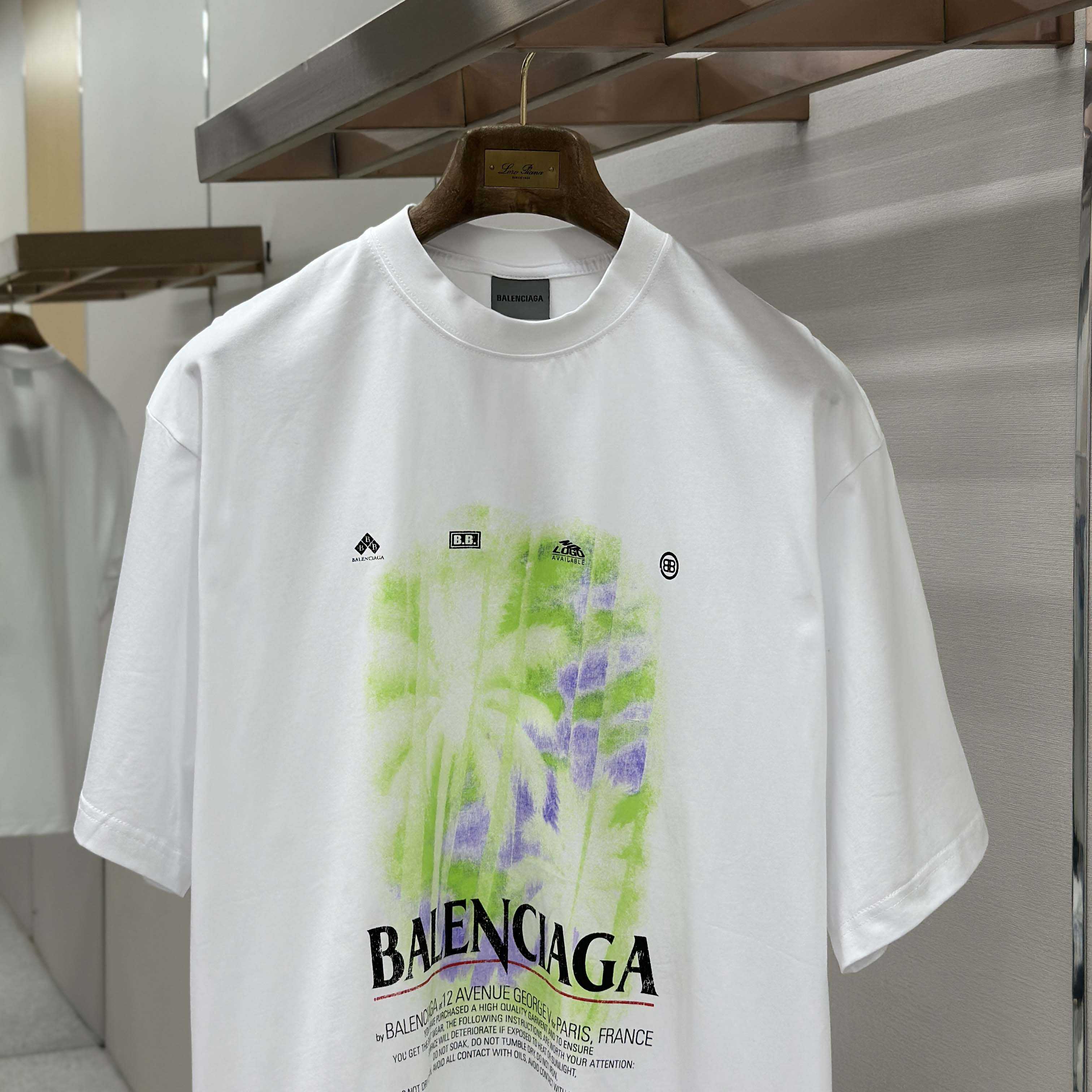 Balenciaga The Window Medium Fit T-Shirt  - FashionPlug
