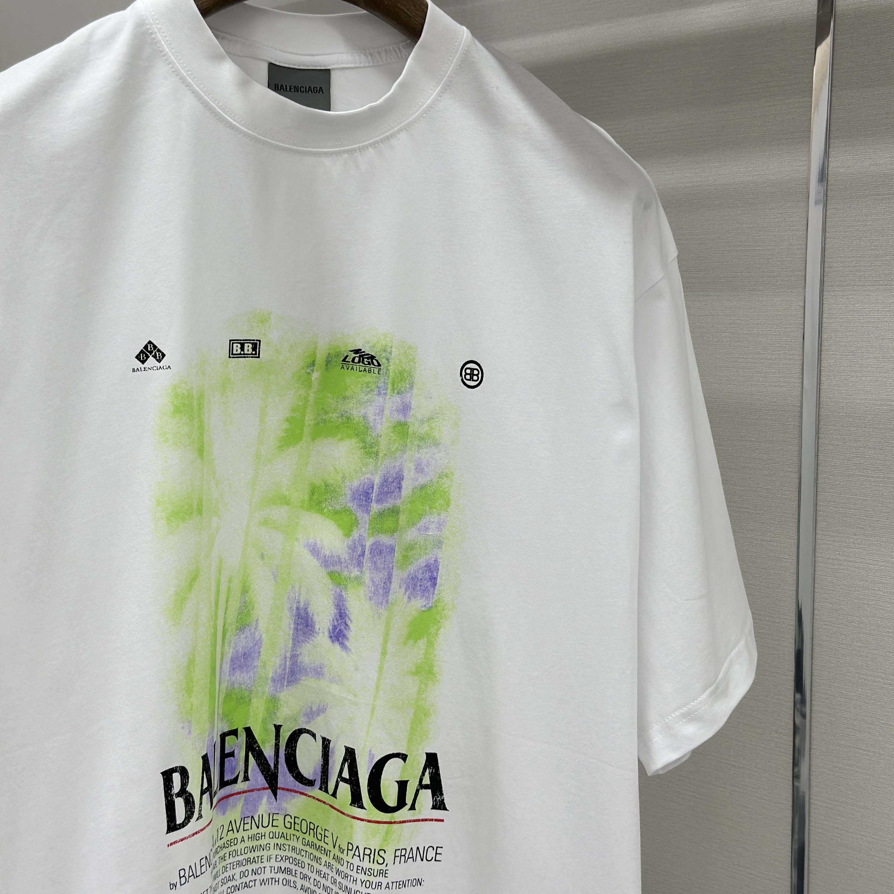 Balenciaga The Window Medium Fit T-Shirt  - FashionPlug