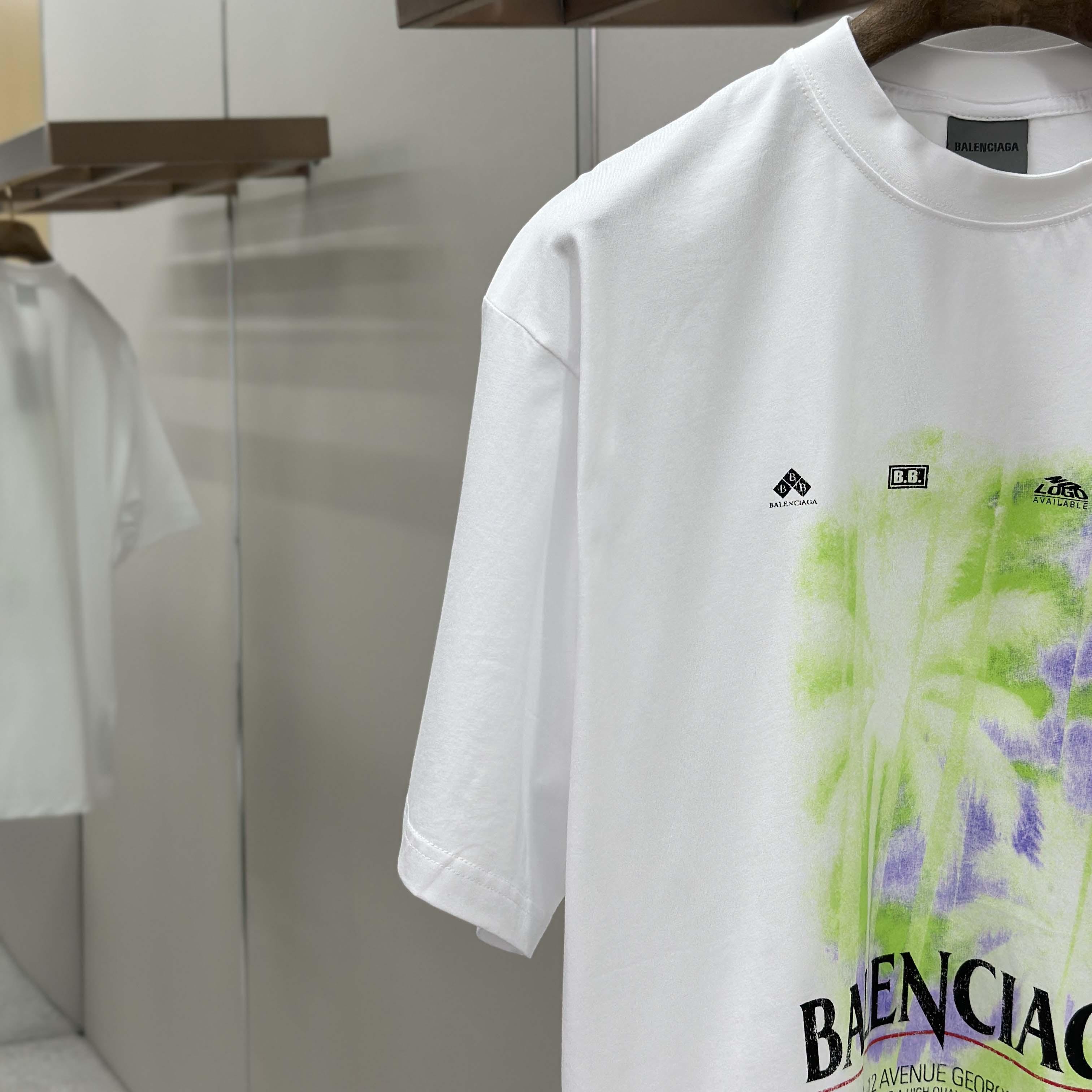 Balenciaga The Window Medium Fit T-Shirt  - FashionPlug