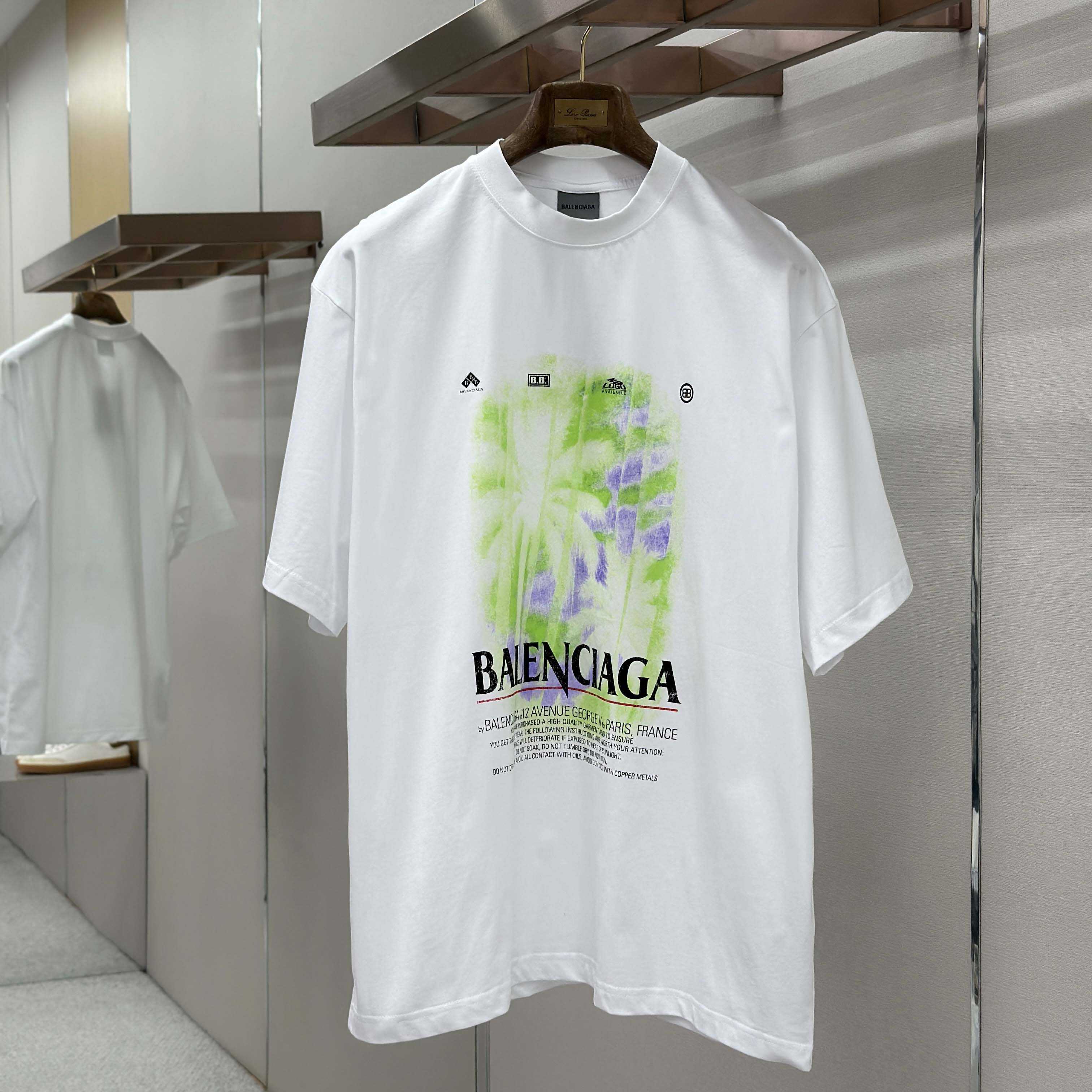 Balenciaga The Window Medium Fit T-Shirt  - FashionPlug