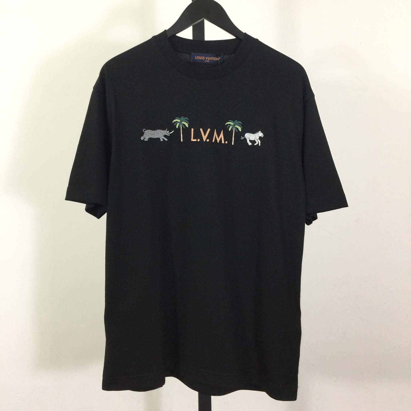 Louis Vuitton Logo Cotton T-Shirt  - FashionPlug