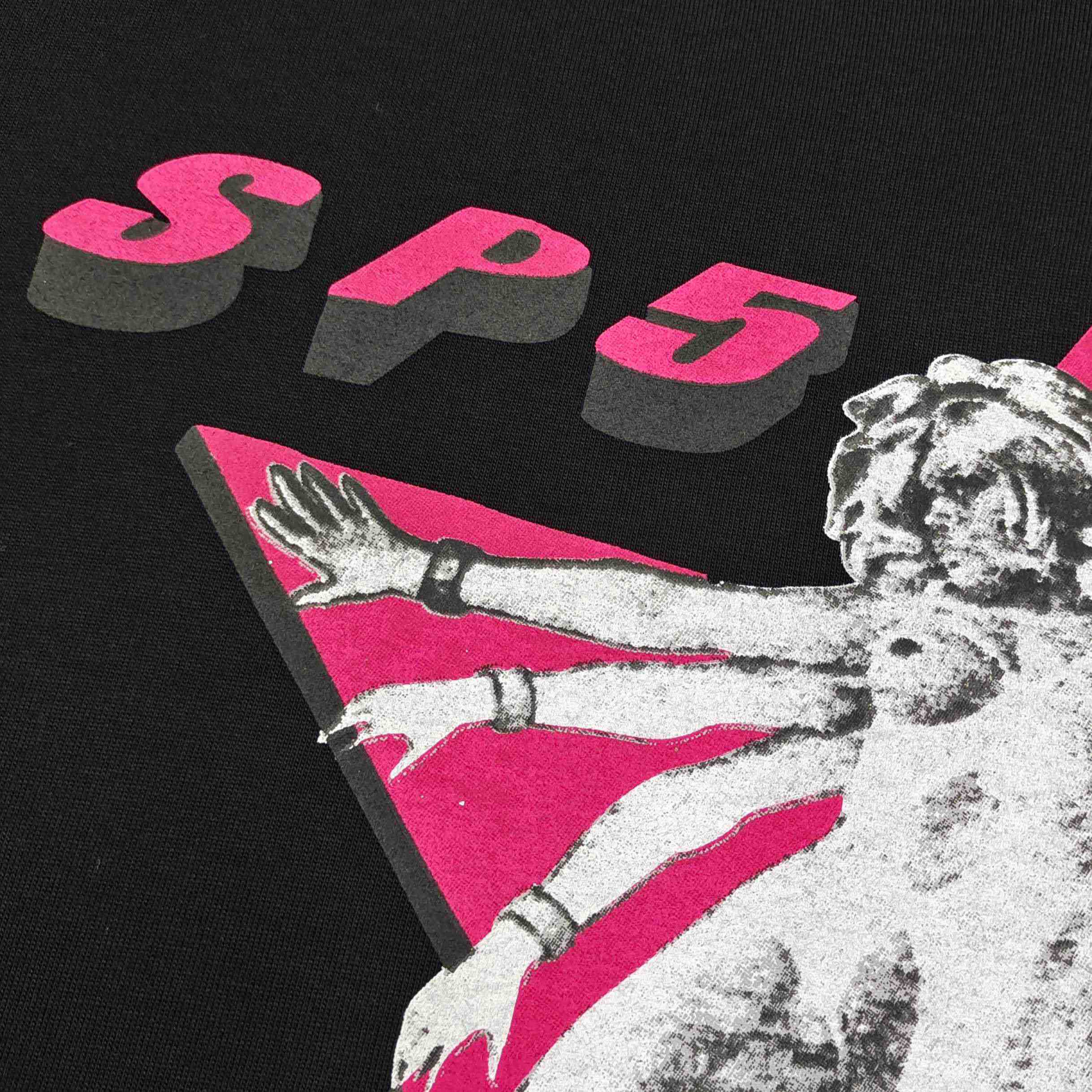 Sp5der Star Girl Tee 'Black' - FashionPlug