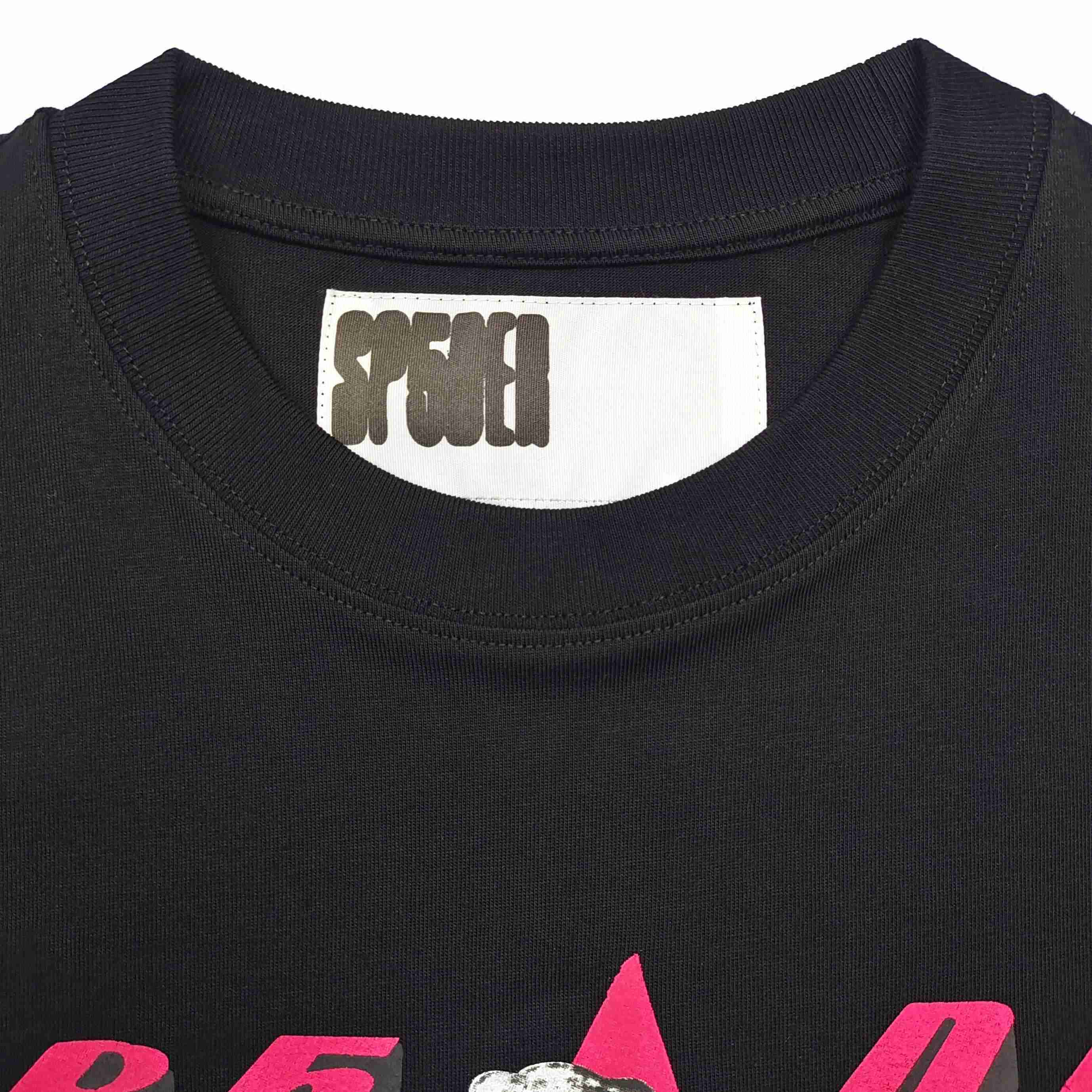 Sp5der Star Girl Tee 'Black' - FashionPlug