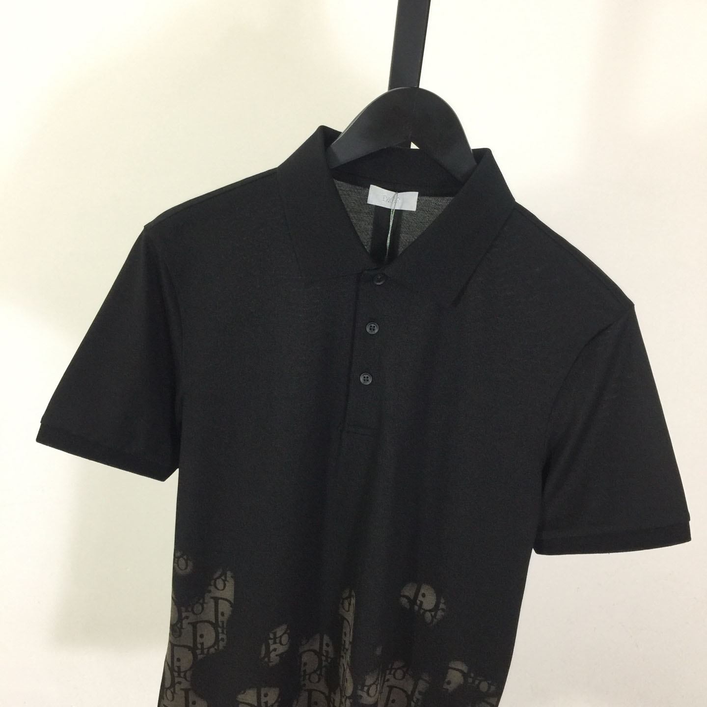 Dior Gradient Monogram Cotton Polo Shirt - FashionPlug