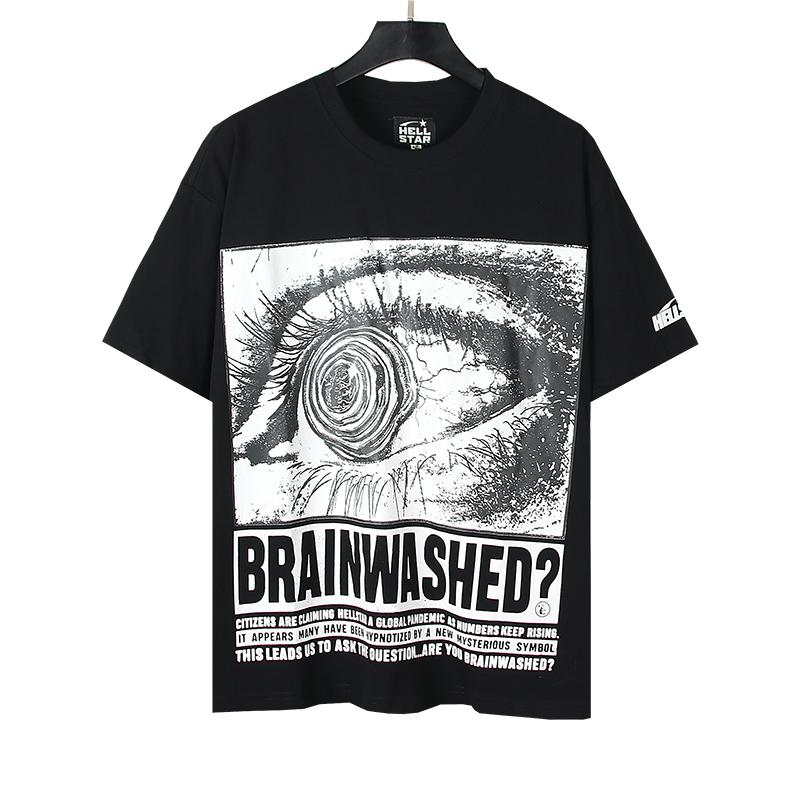 Hellstar Eyeball T-Shirt 'White' - FashionPlug
