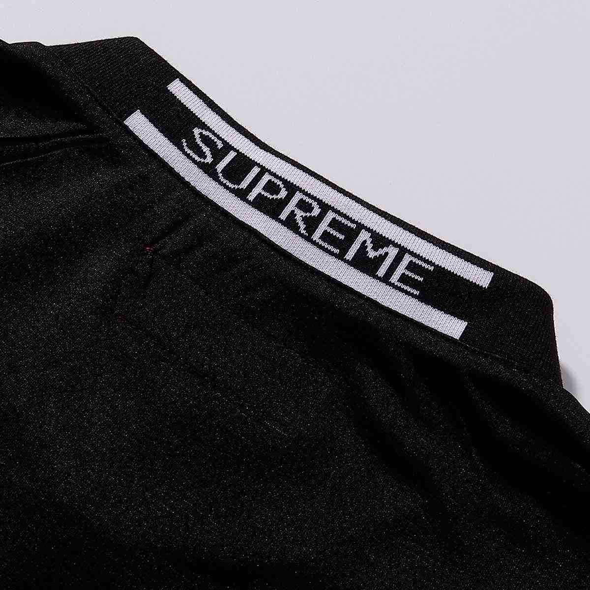 Supreme Crest Soccer Jersey 'Black' - FashionPlug