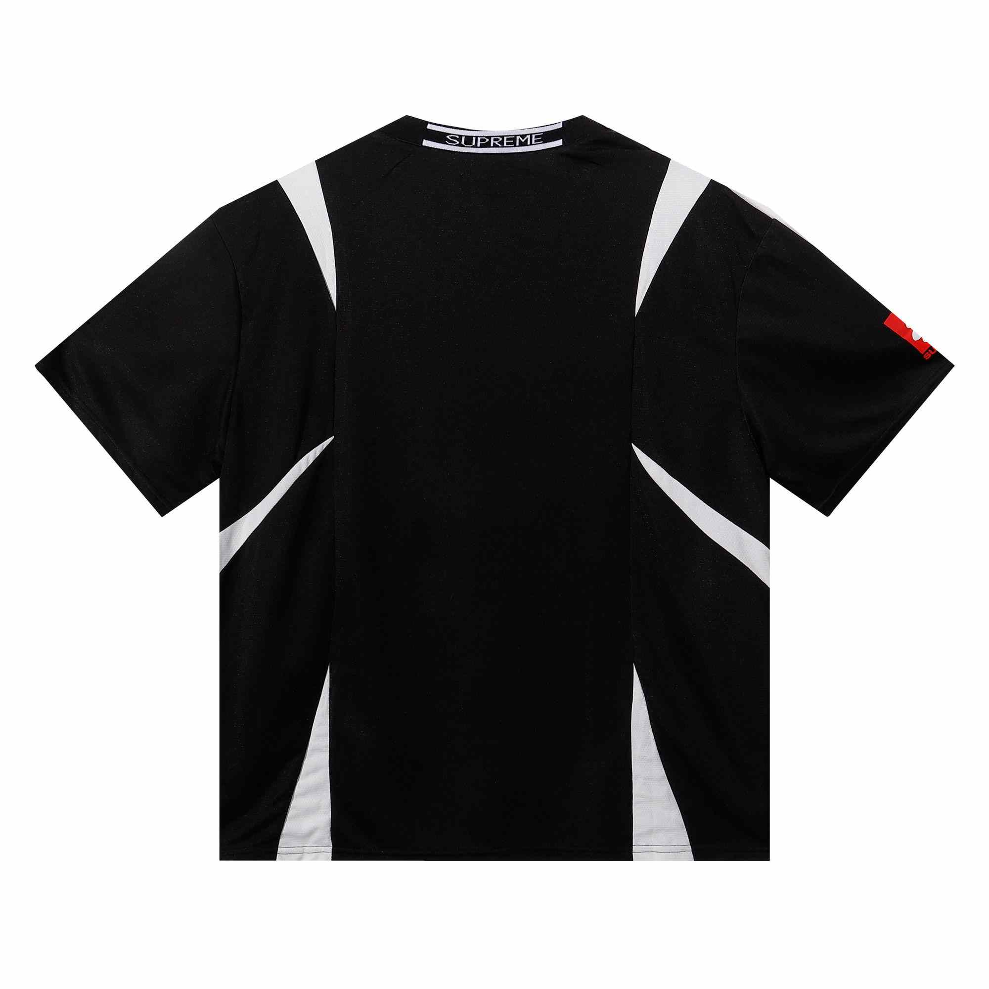 Supreme Crest Soccer Jersey 'Black' - FashionPlug