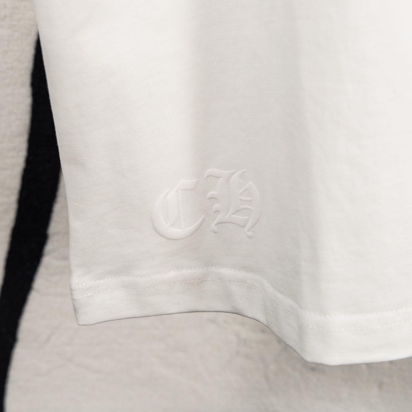Chrome Hearts Cemetery Cross Tire Tracks T-Shirt 'White' - FashionPlug