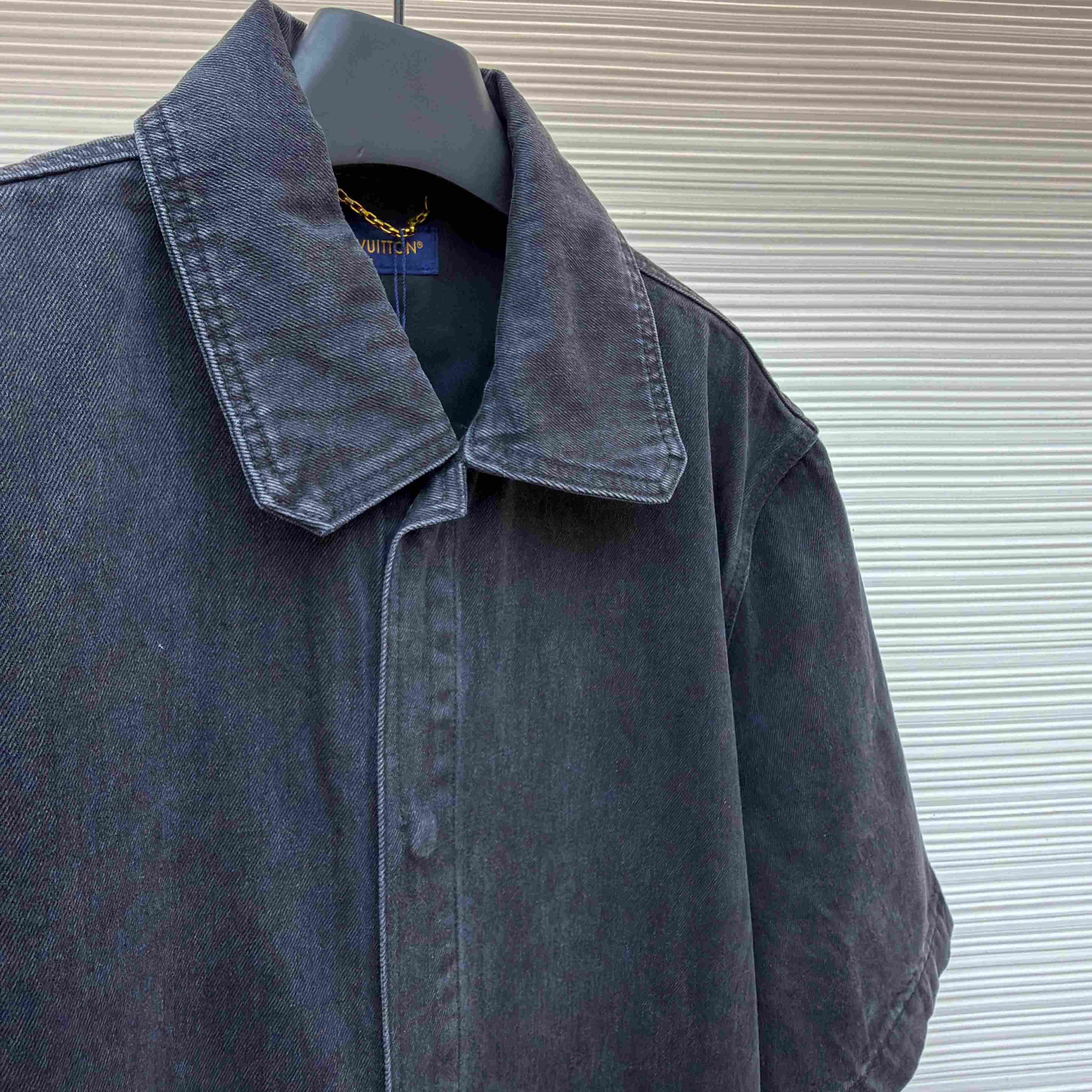 Louis Vuitton Short Sleeve Denim Workwear Shirt - FashionPlug
