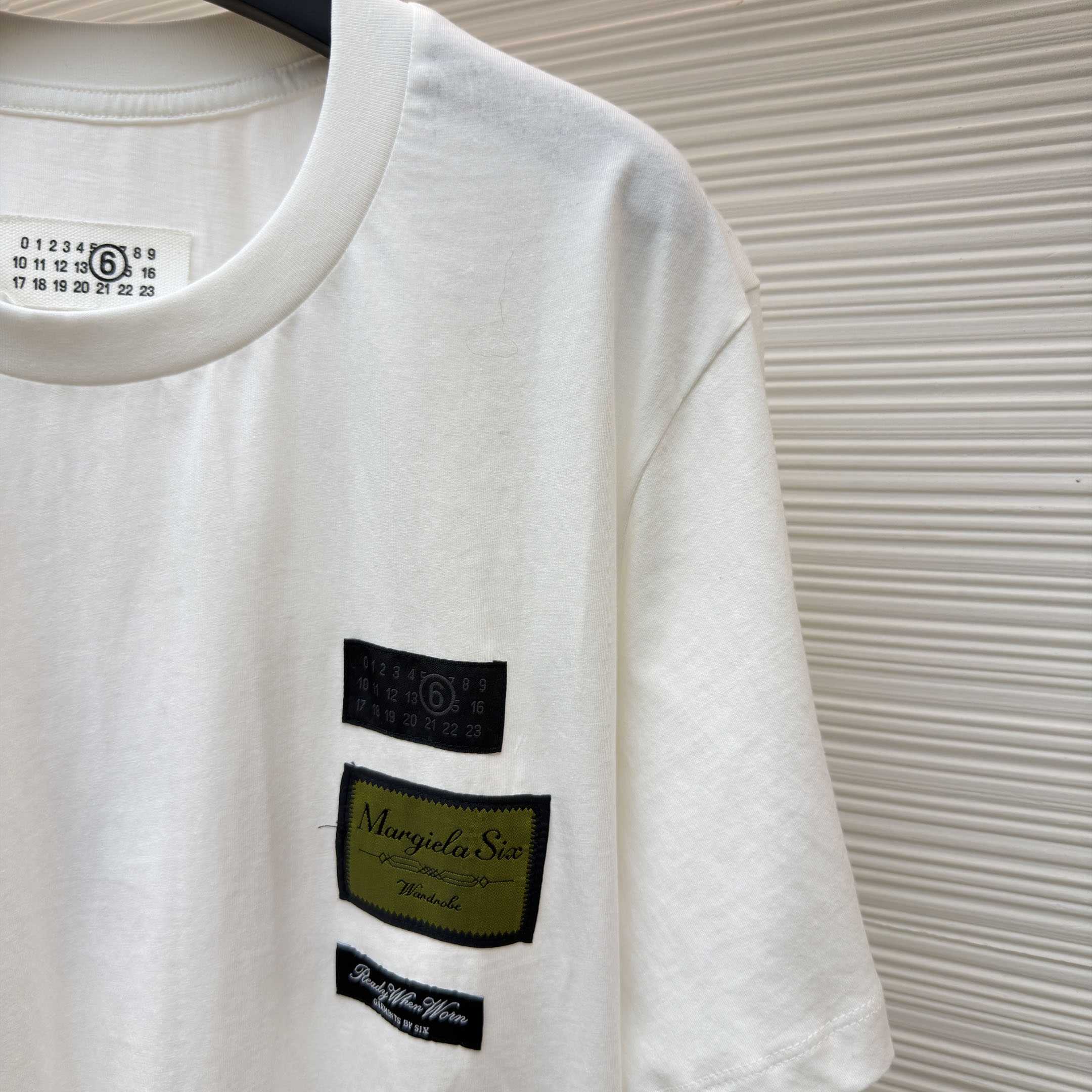 Maison Margiela White Label Patch T-shirt - FashionPlug