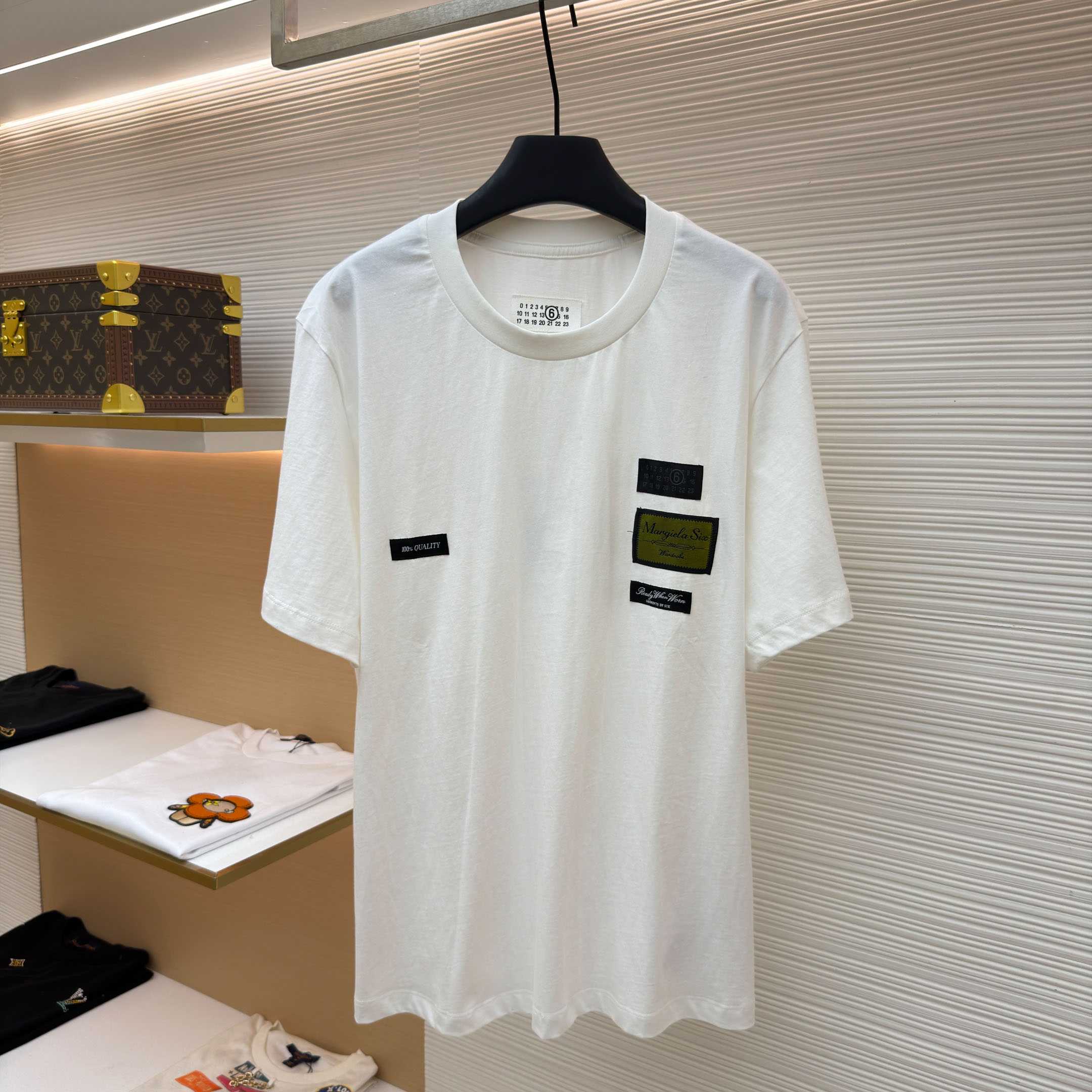 Maison Margiela White Label Patch T-shirt - FashionPlug