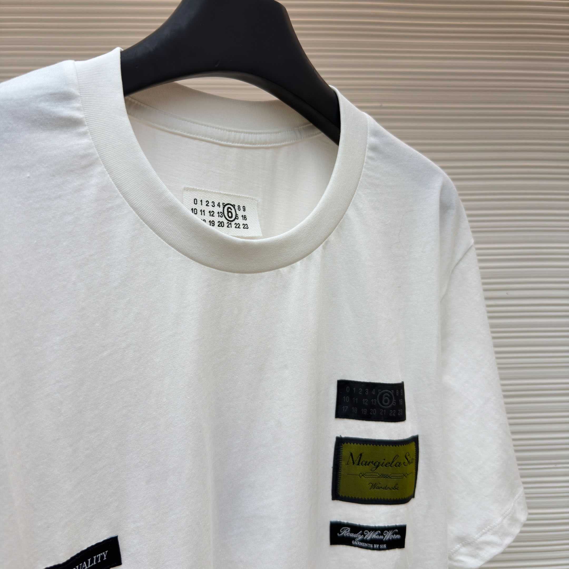 Maison Margiela White Label Patch T-shirt - FashionPlug