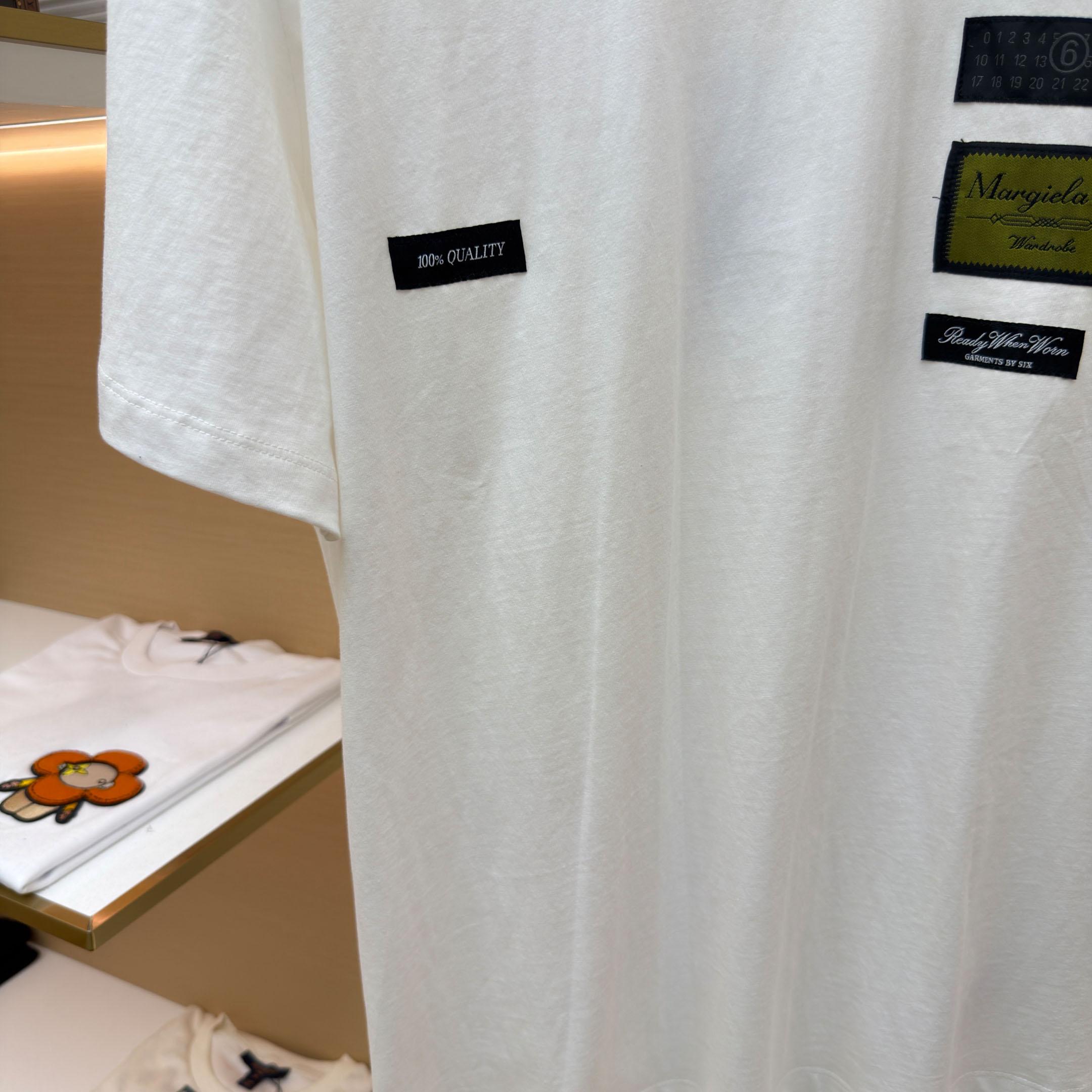 Maison Margiela White Label Patch T-shirt - FashionPlug