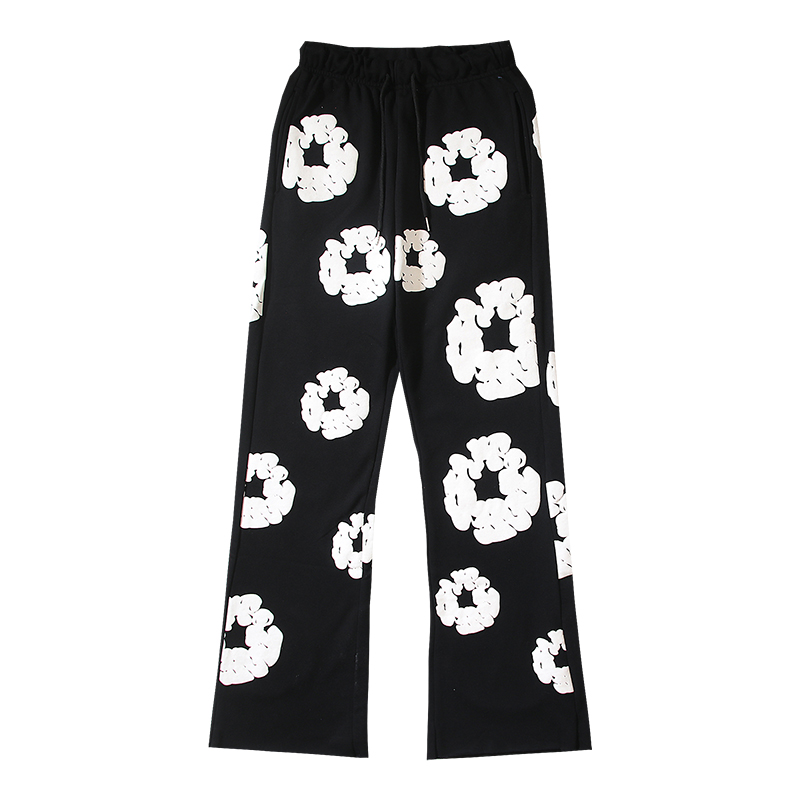 Denim Tears Wreath-print Track Pants - FashionPlug
