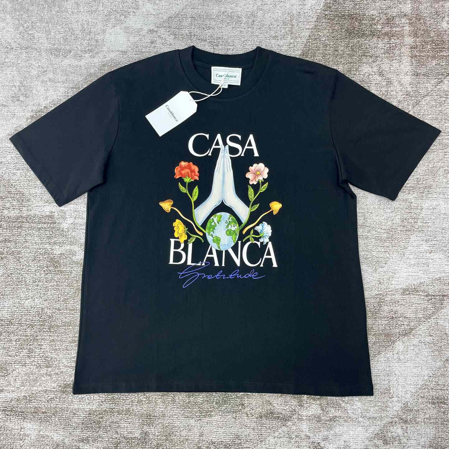 Casablanca Gratitude T-Shirt CA5043 - FashionPlug