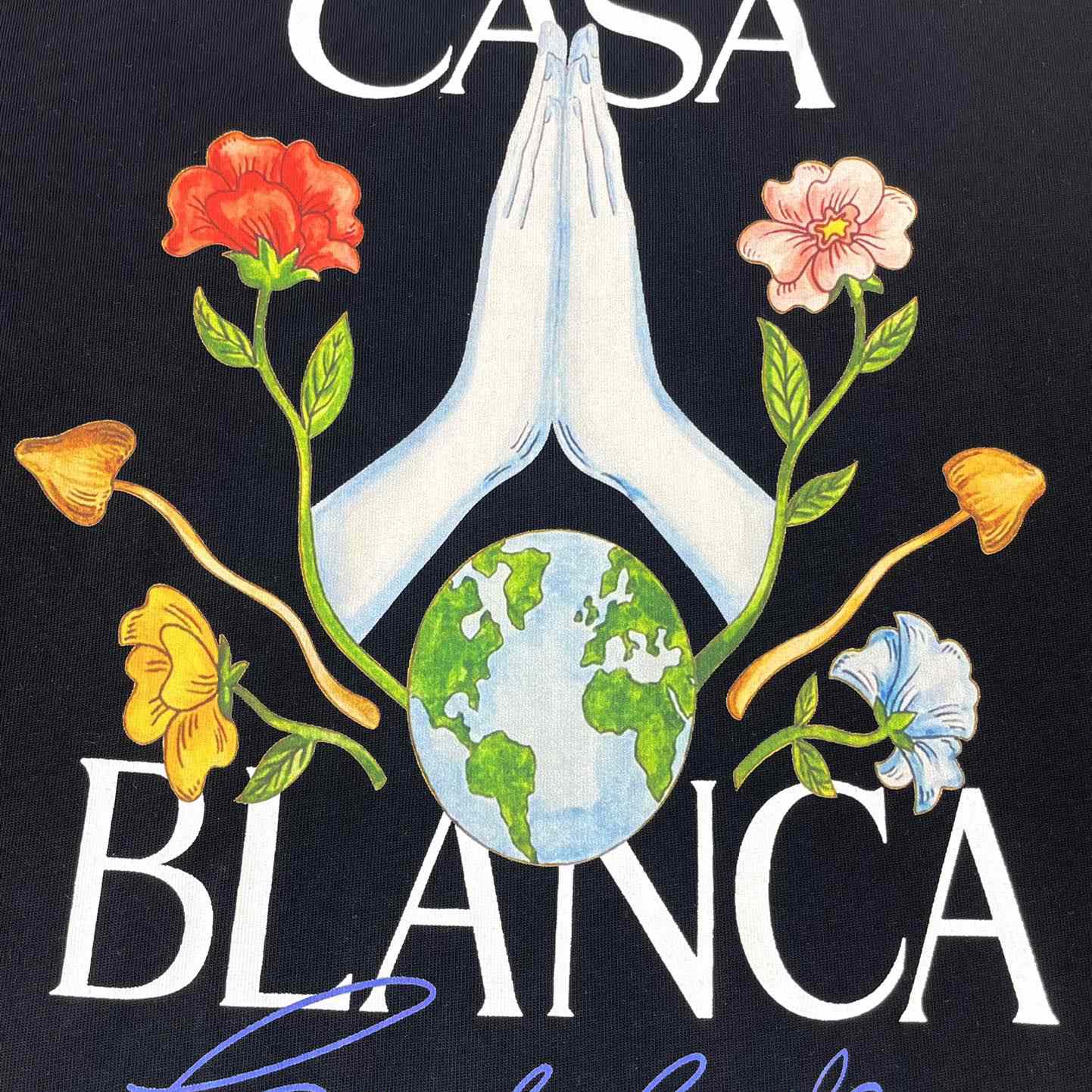 Casablanca Gratitude T-Shirt CA5043 - FashionPlug