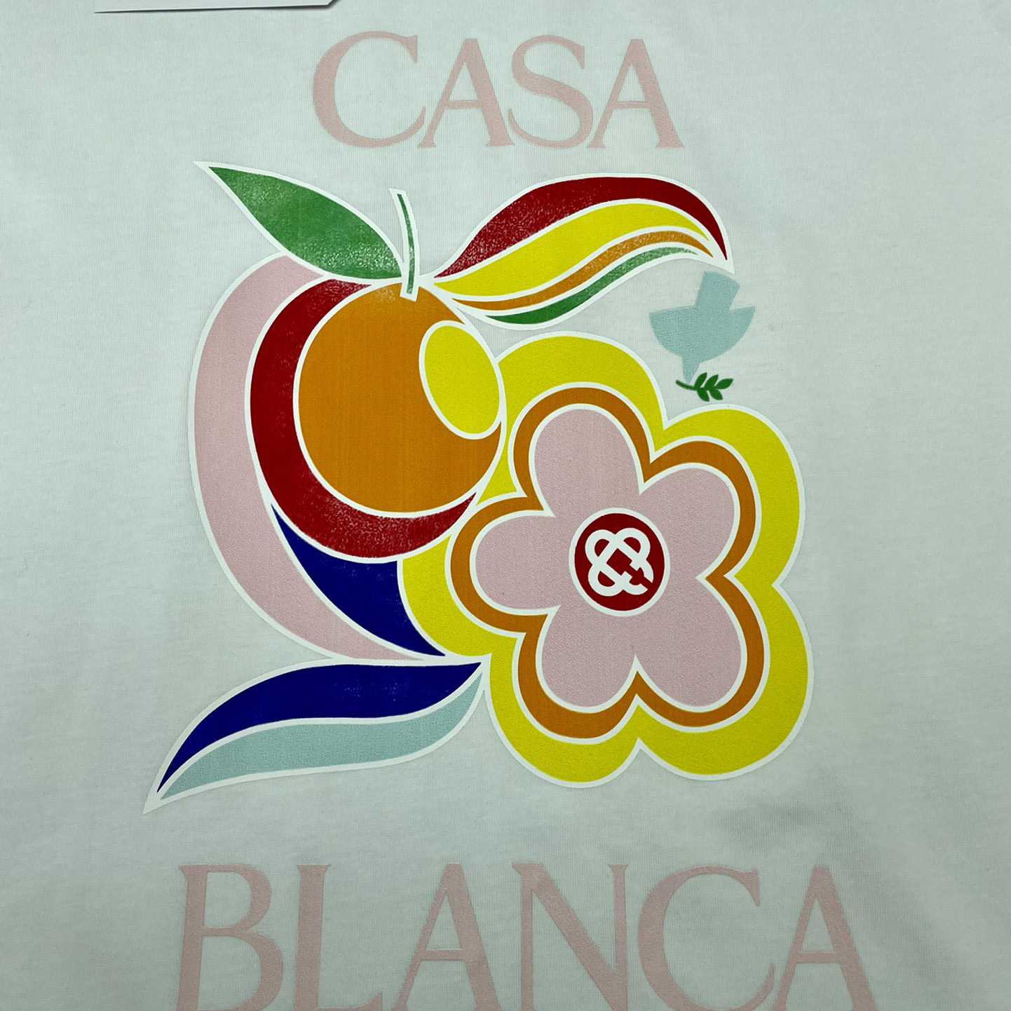 Casablanca Le Pouvoir Des Fleurs T-Shirt 'White' CA5074 - FashionPlug