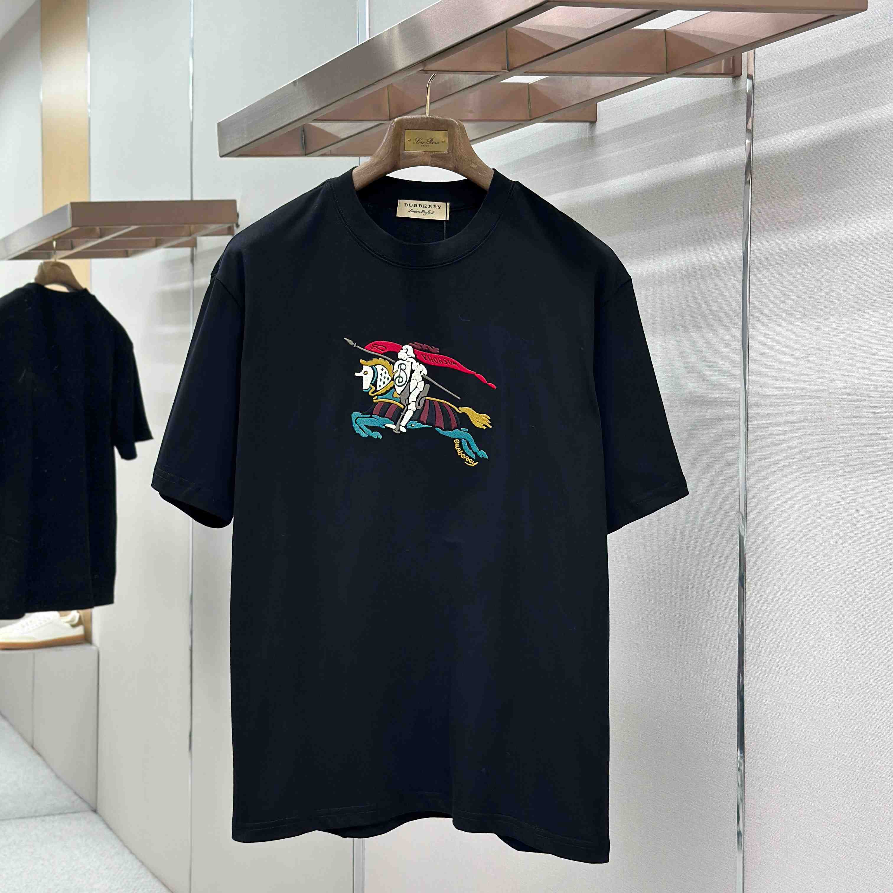 Burberry Knight Cotton T-shirt - FashionPlug