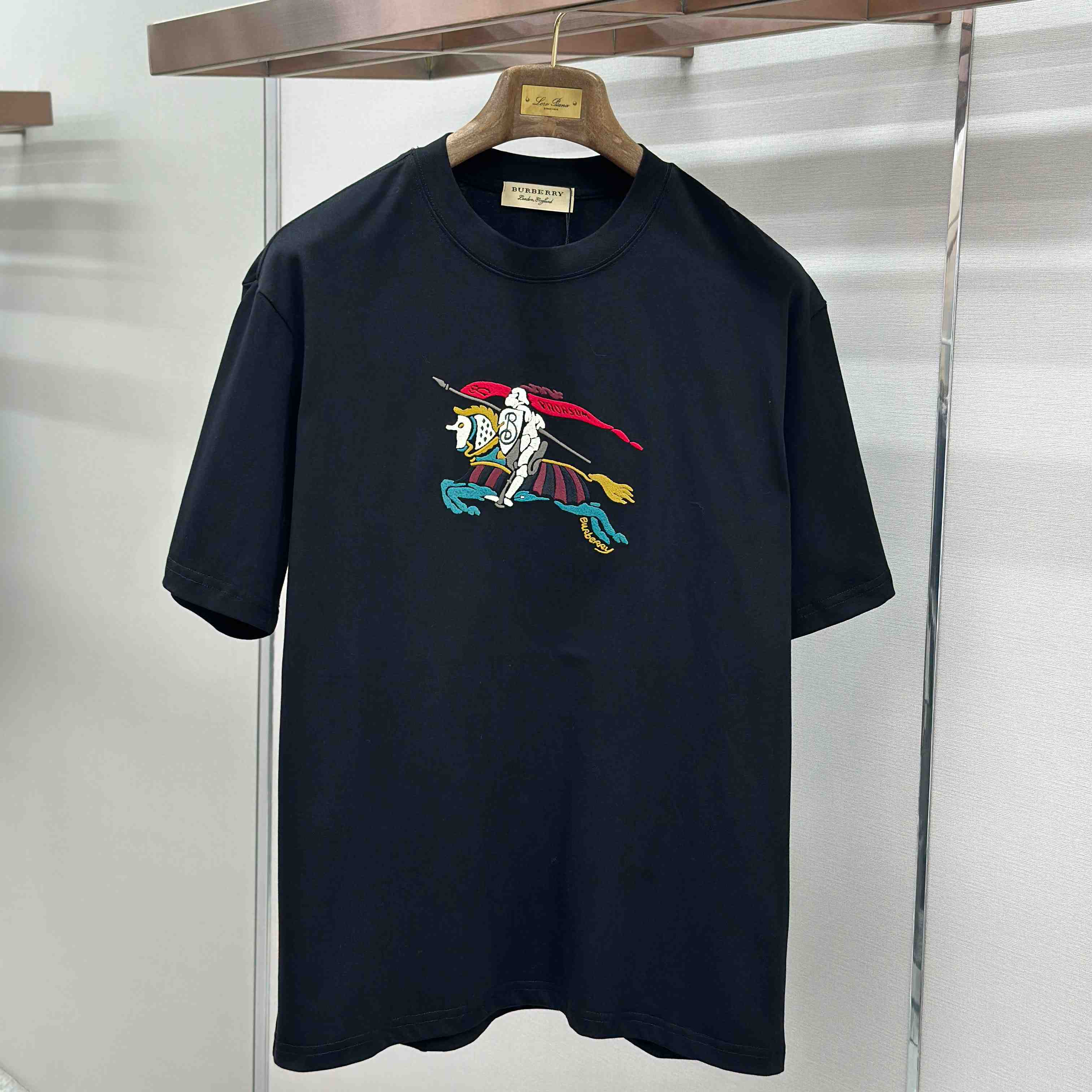 Burberry Knight Cotton T-shirt - FashionPlug