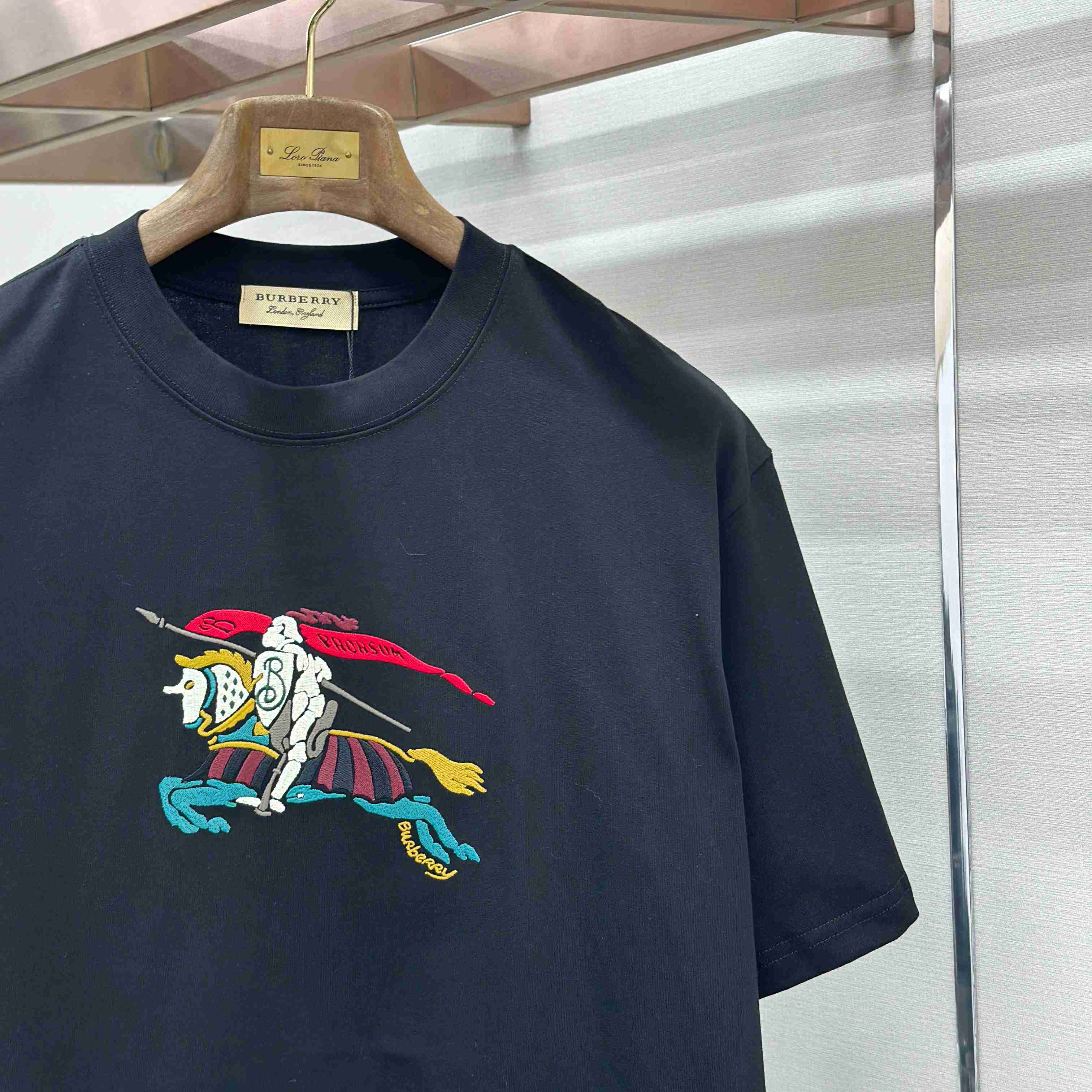 Burberry Knight Cotton T-shirt - FashionPlug