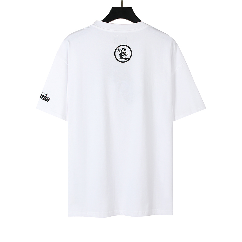 Hellstar Eyeball T-Shirt 'White' - FashionPlug