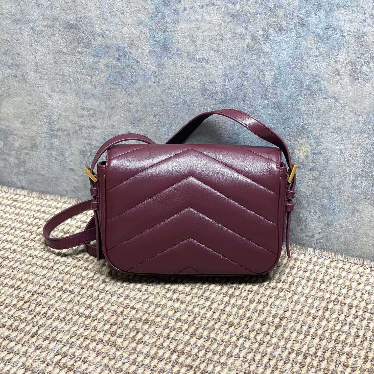 Saint Laurent LOULOU Toy Crossbody In MATELASSÉ Lambskin - FashionPlug