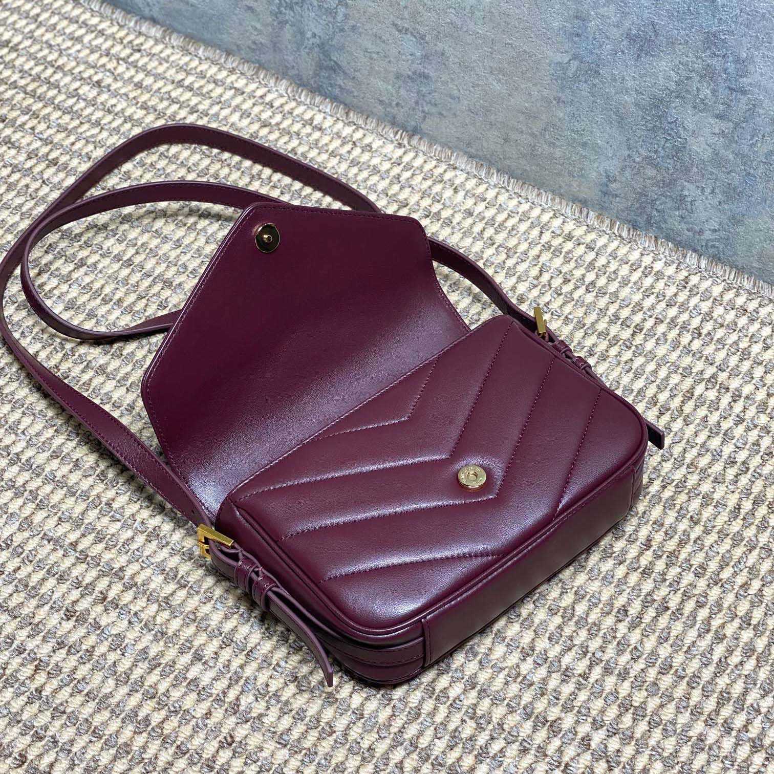 Saint Laurent LOULOU Toy Crossbody In MATELASSÉ Lambskin - FashionPlug