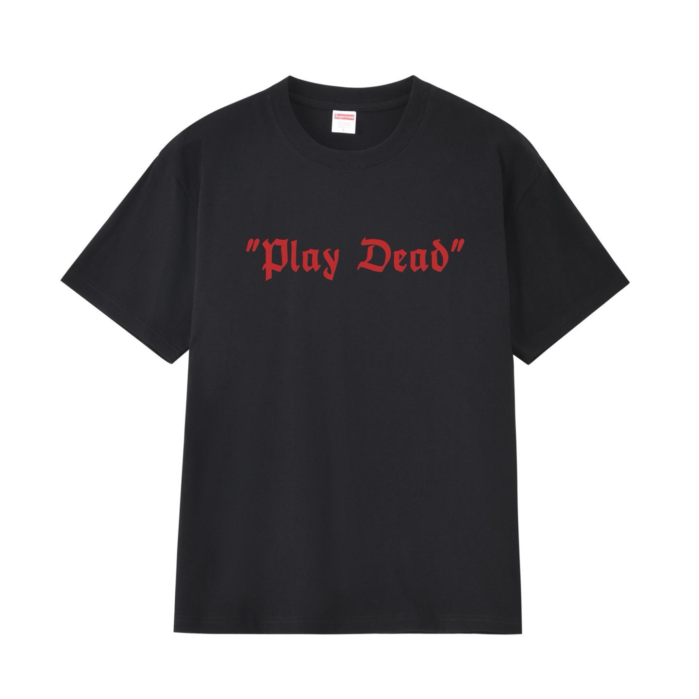 Supreme Play Dead Tee 'Black' - FashionPlug