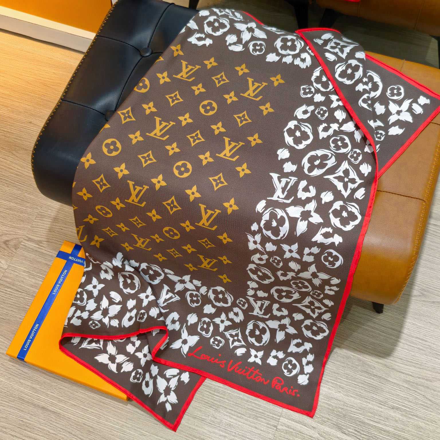 Louis Vuitton LV Safari Square  - FashionPlug