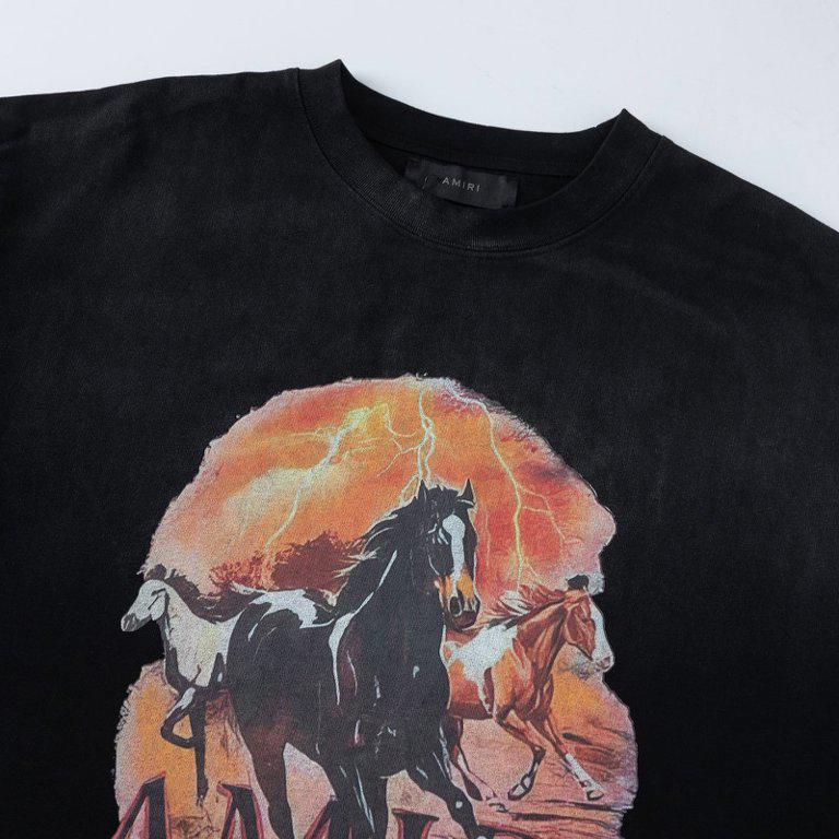Amiri Plains Oversized Tee - FashionPlug