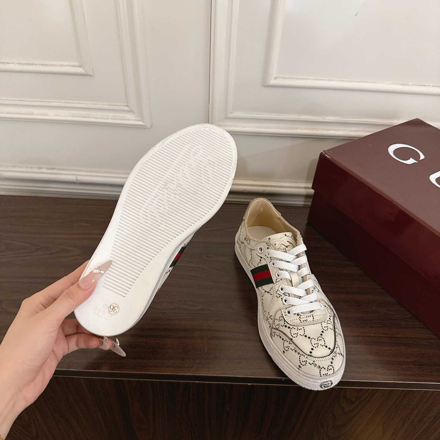 Gucci Stretch Low-Top Sneaker - FashionPlug
