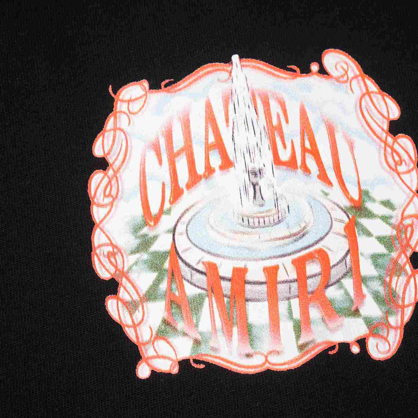 AMIRI Chateau Sketch Os Tee - FashionPlug