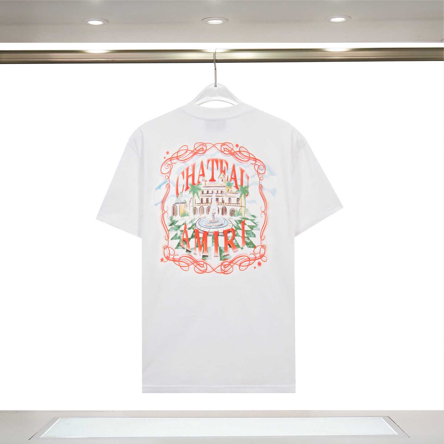 AMIRI Chateau Sketch Os Tee - FashionPlug