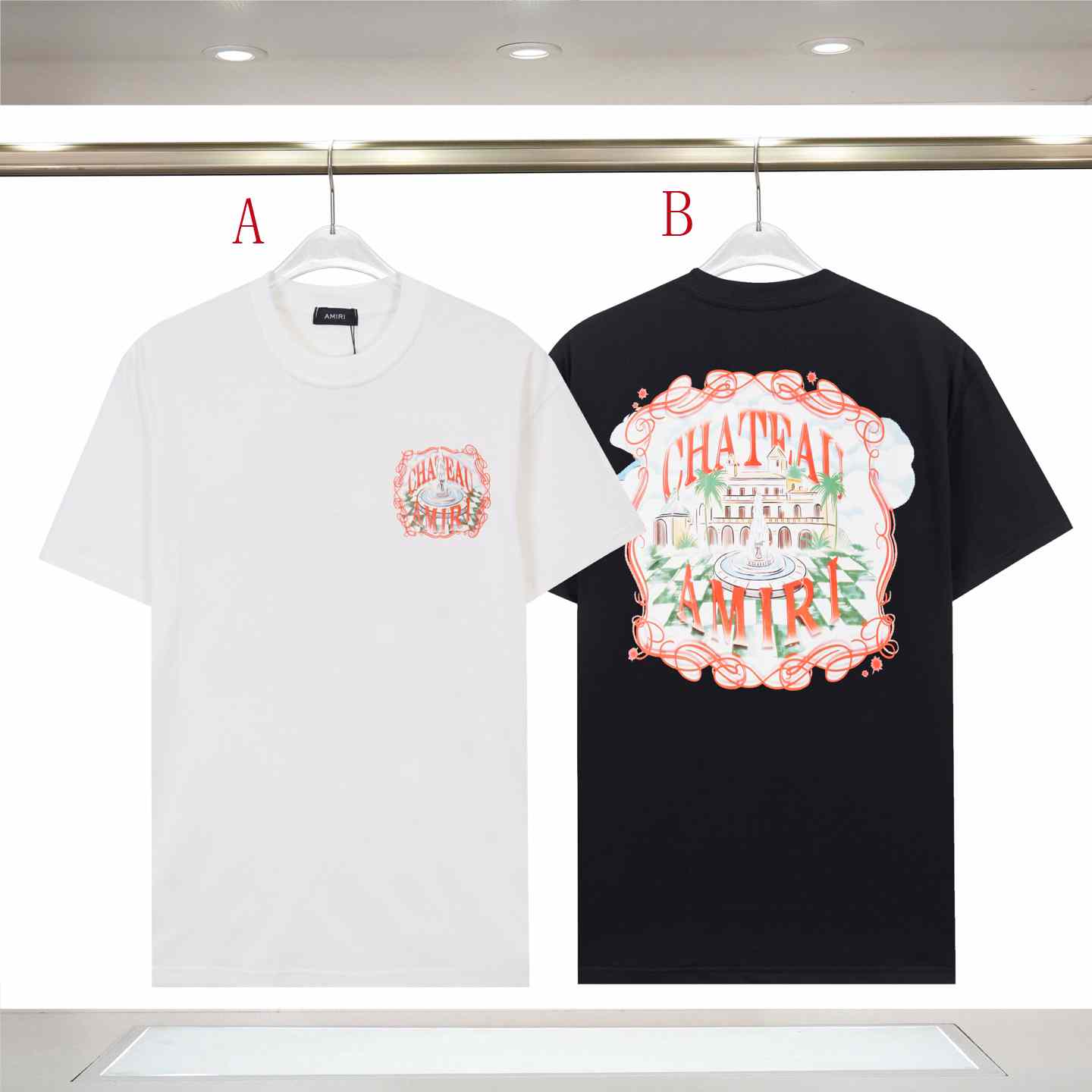 AMIRI Chateau Sketch Os Tee - FashionPlug