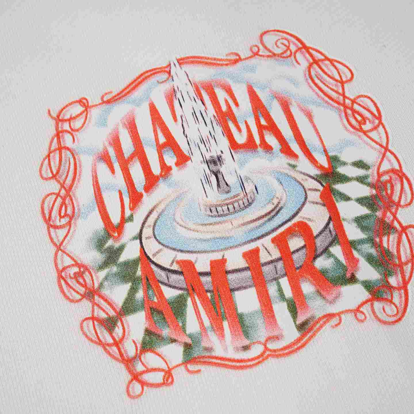 AMIRI Chateau Sketch Os Tee - FashionPlug
