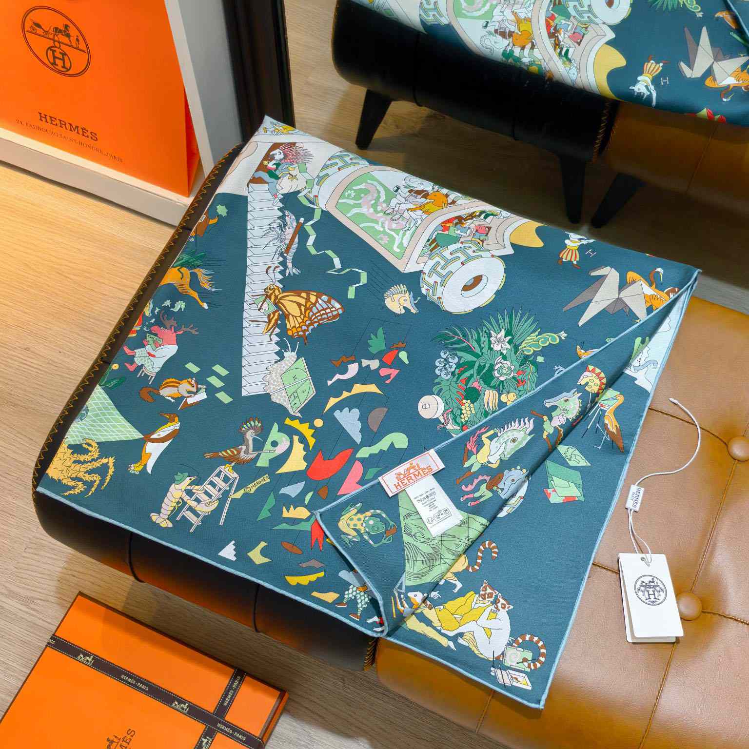 Hermes Academia Hippica Scarf 90 - FashionPlug