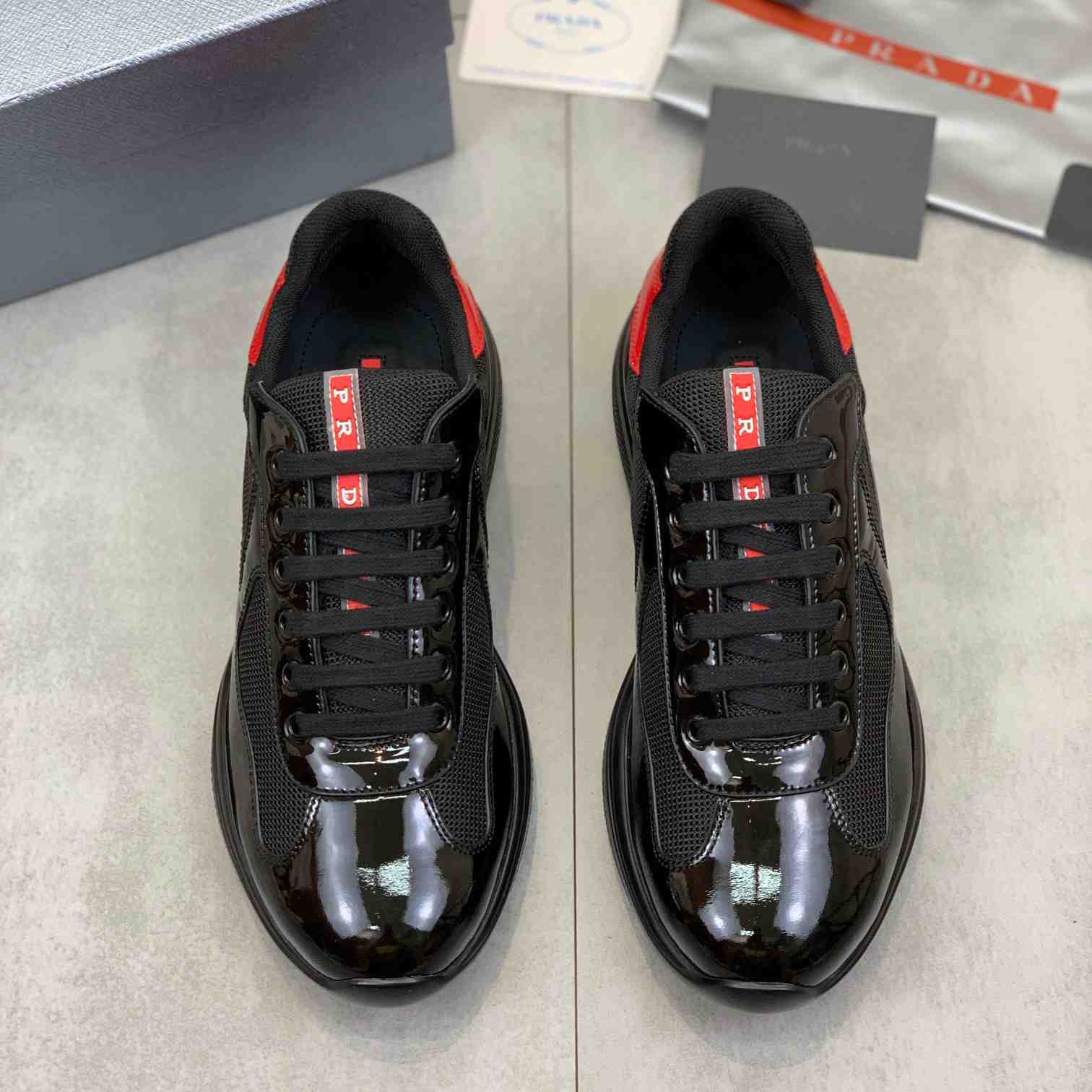 Prada America's Cup 'Anthracite Red' - FashionPlug