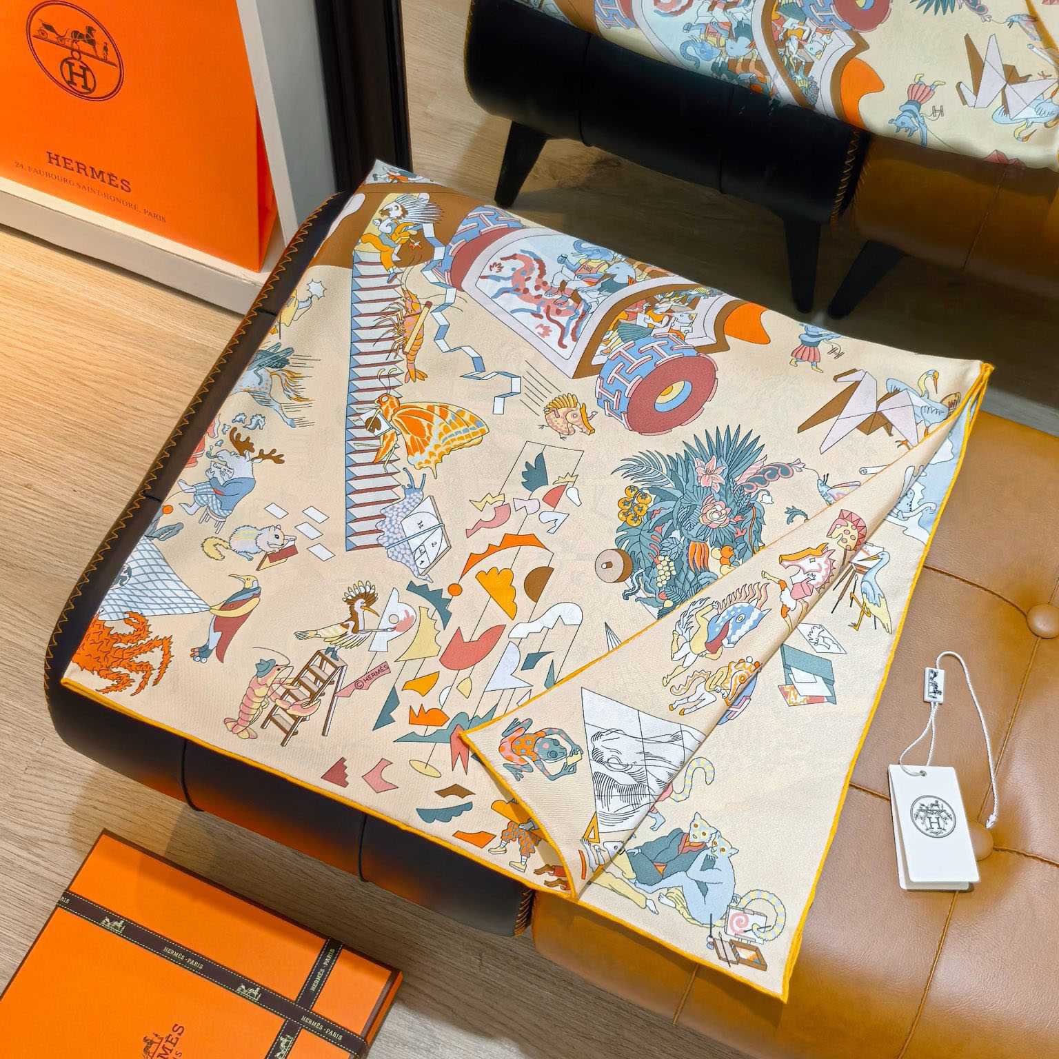 Hermes Academia Hippica Scarf 90 - FashionPlug