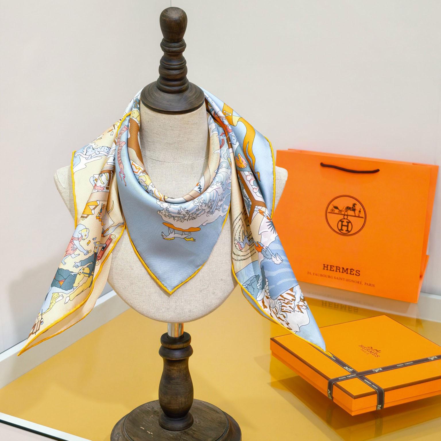 Hermes Academia Hippica Scarf 90 - FashionPlug
