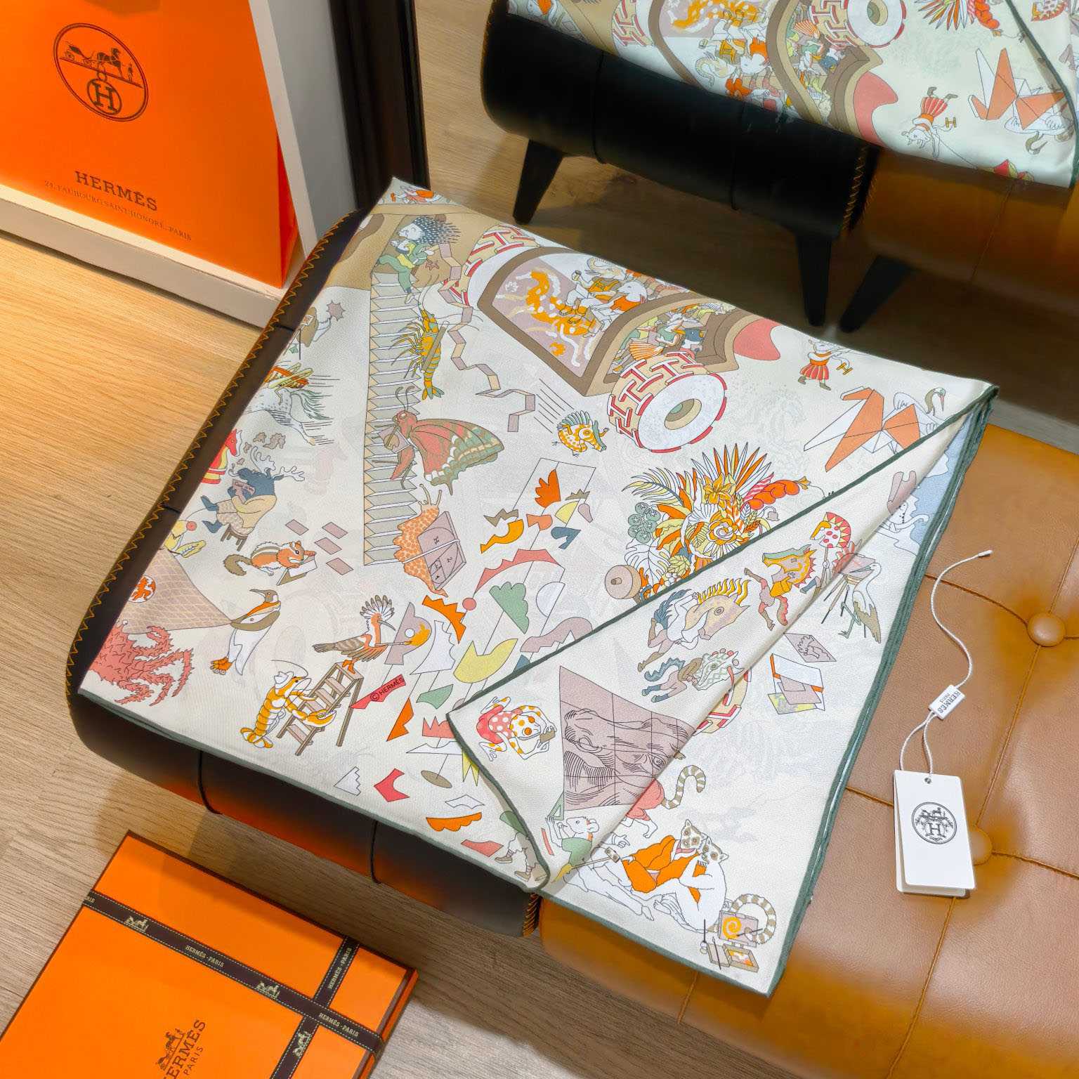 Hermes Academia Hippica Scarf 90 - FashionPlug