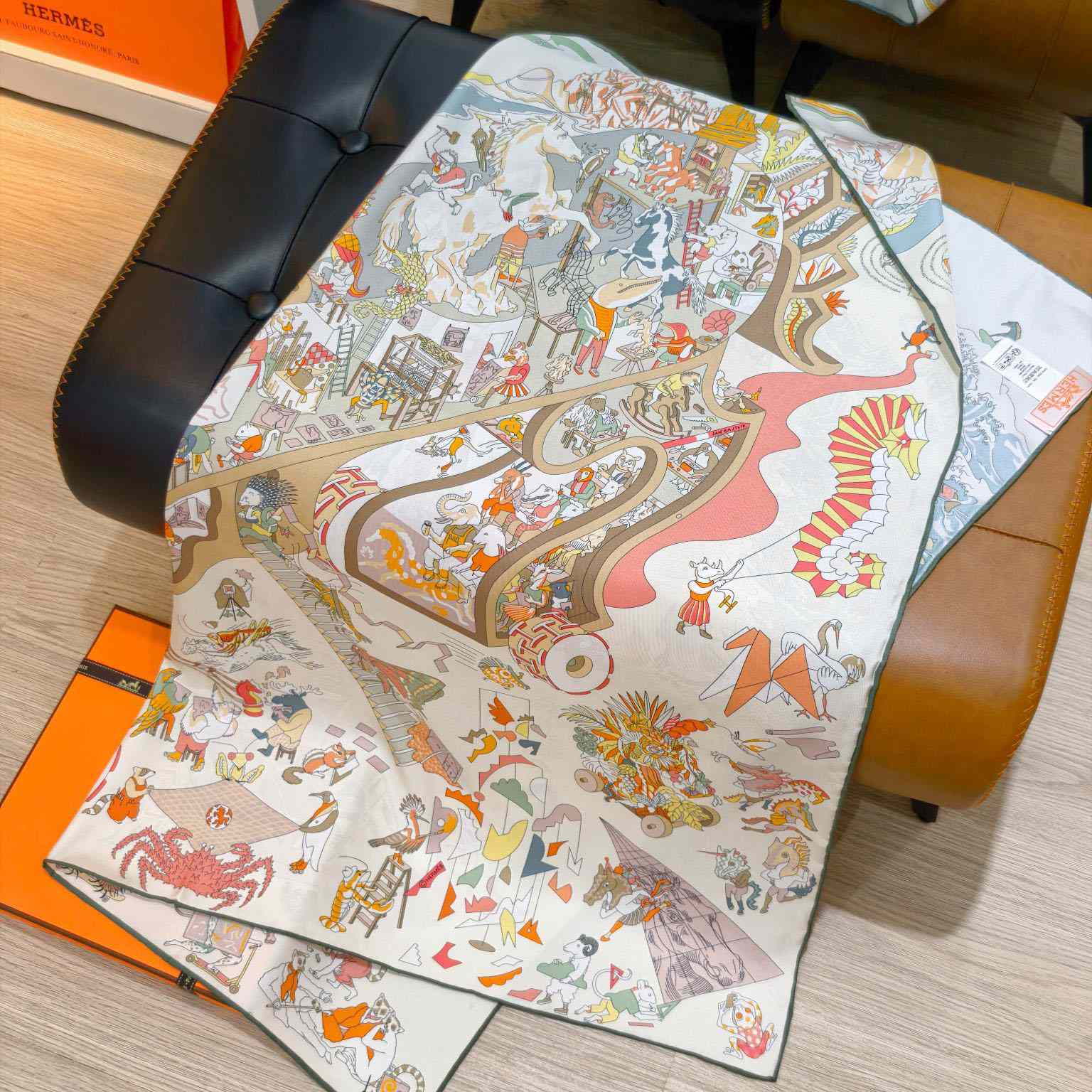 Hermes Academia Hippica Scarf 90 - FashionPlug