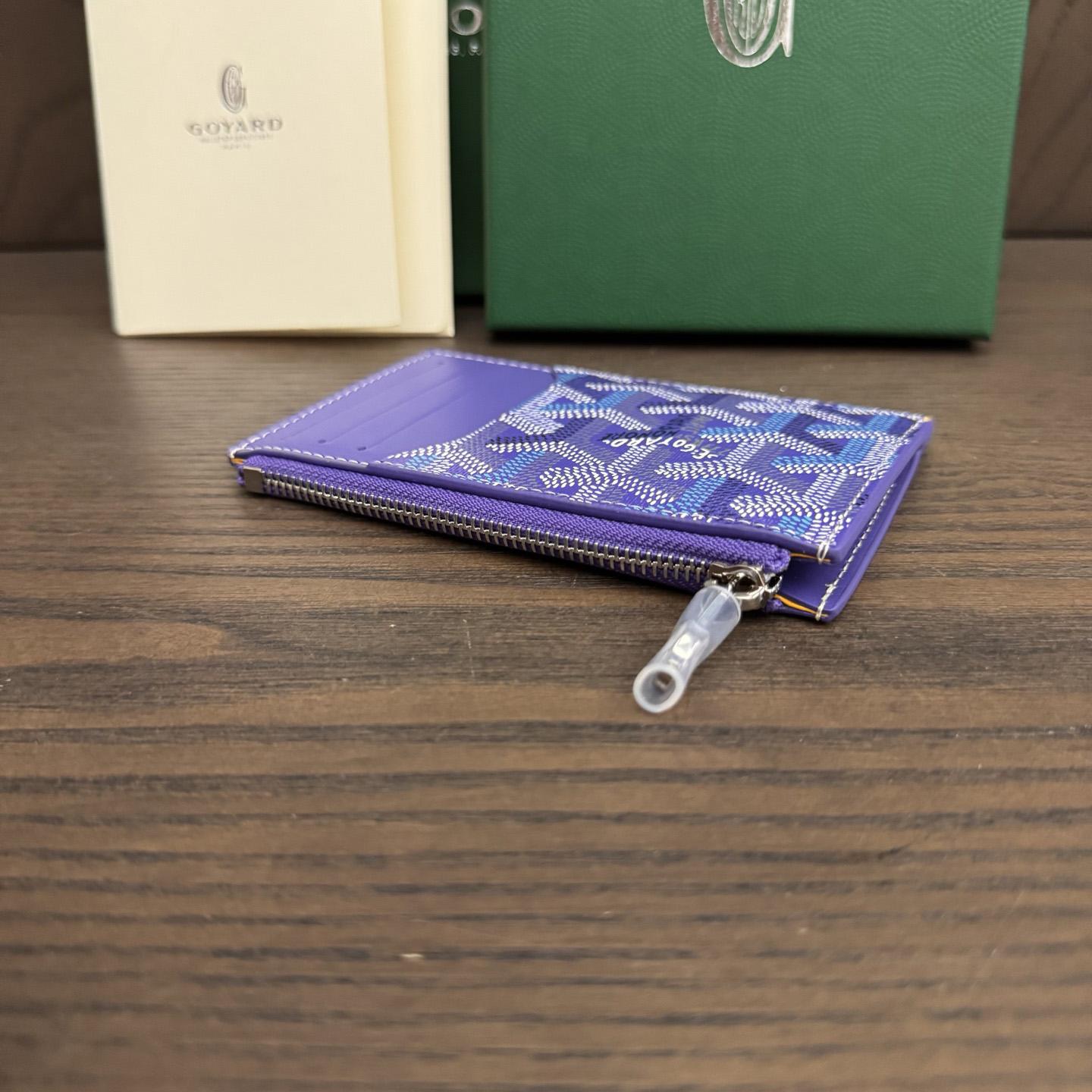 Goyard Bourbon Zipped Card Holder - FashionPlug