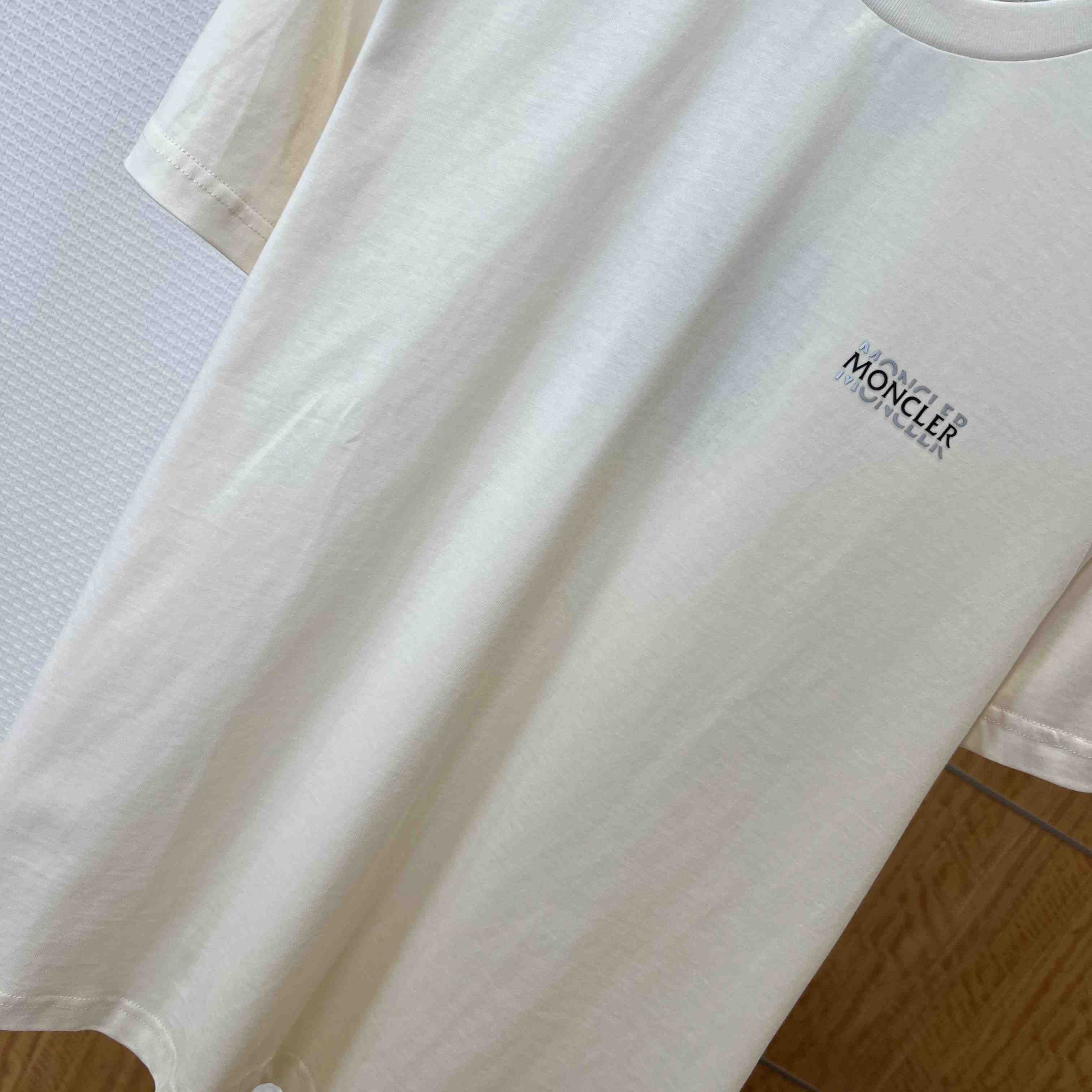 Moncler  Logo Cotton Jersey T-Shirt - FashionPlug