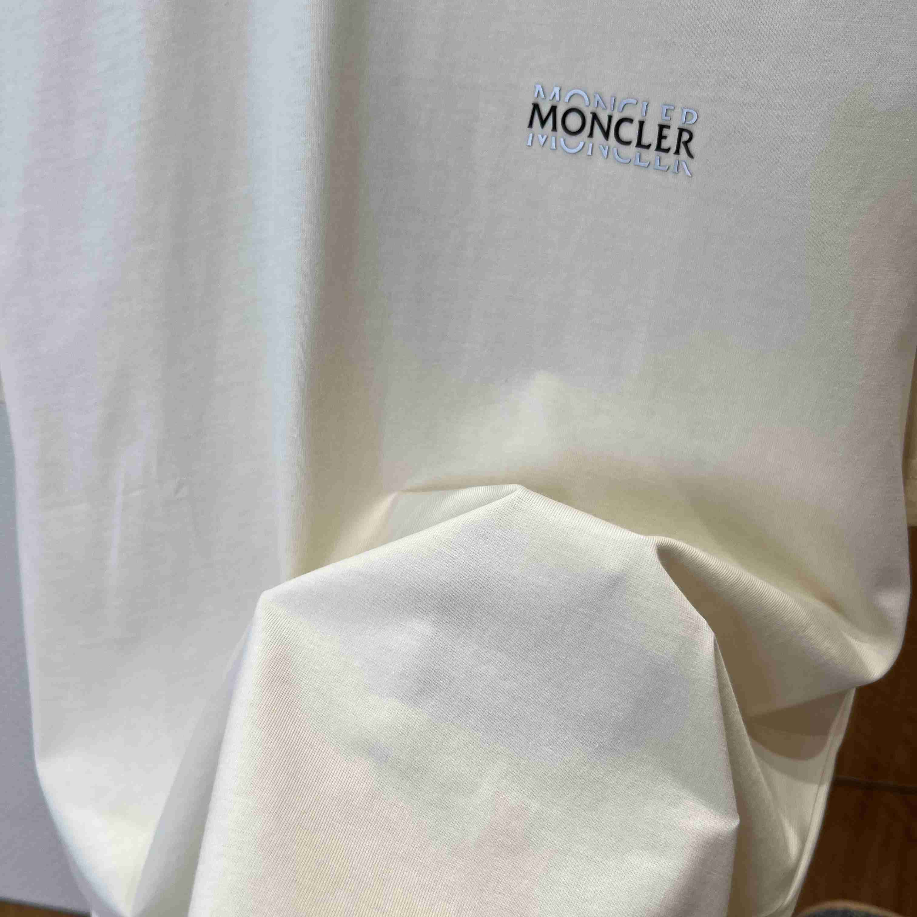 Moncler  Logo Cotton Jersey T-Shirt - FashionPlug