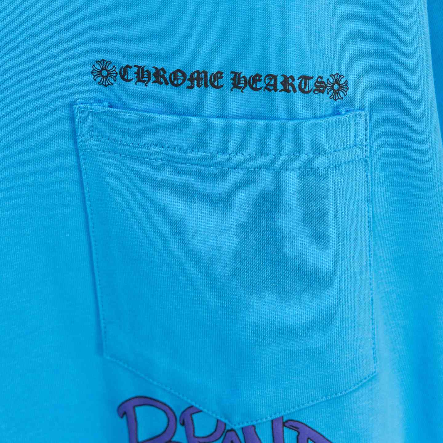 Chrome Hearts Matty Boy Brain New Tee 'Baby Blue' - FashionPlug